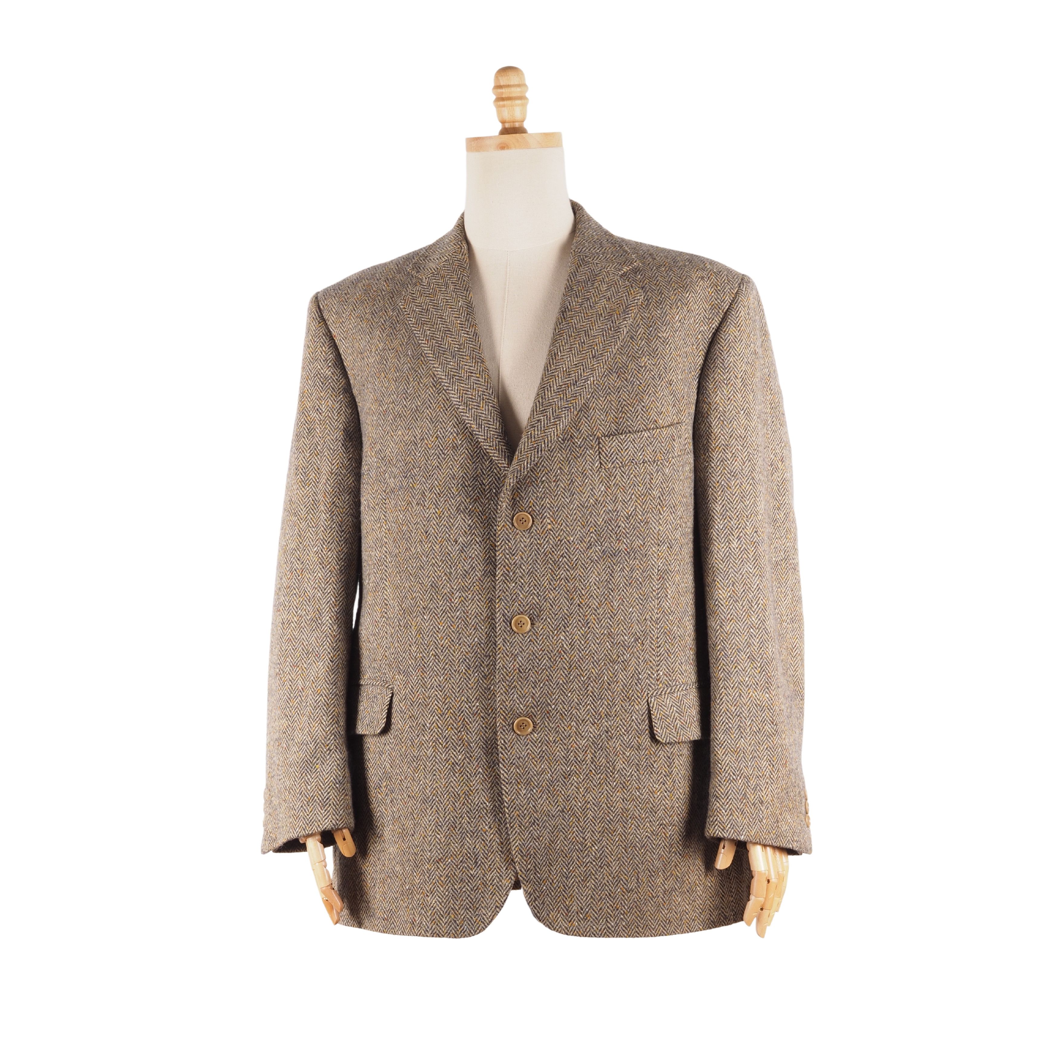 image of Magee Ireland x Vintage Magee Mens Wool Donegal Tweed Blazer Sport Coat Jacket (Size 46R)