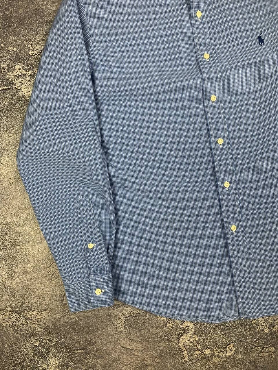 Polo Ralph Lauren Polo Ralph Lauren Men's Blue Check Shirt Button Down Size US L / EU 52-54 / 3 - 4 Thumbnail