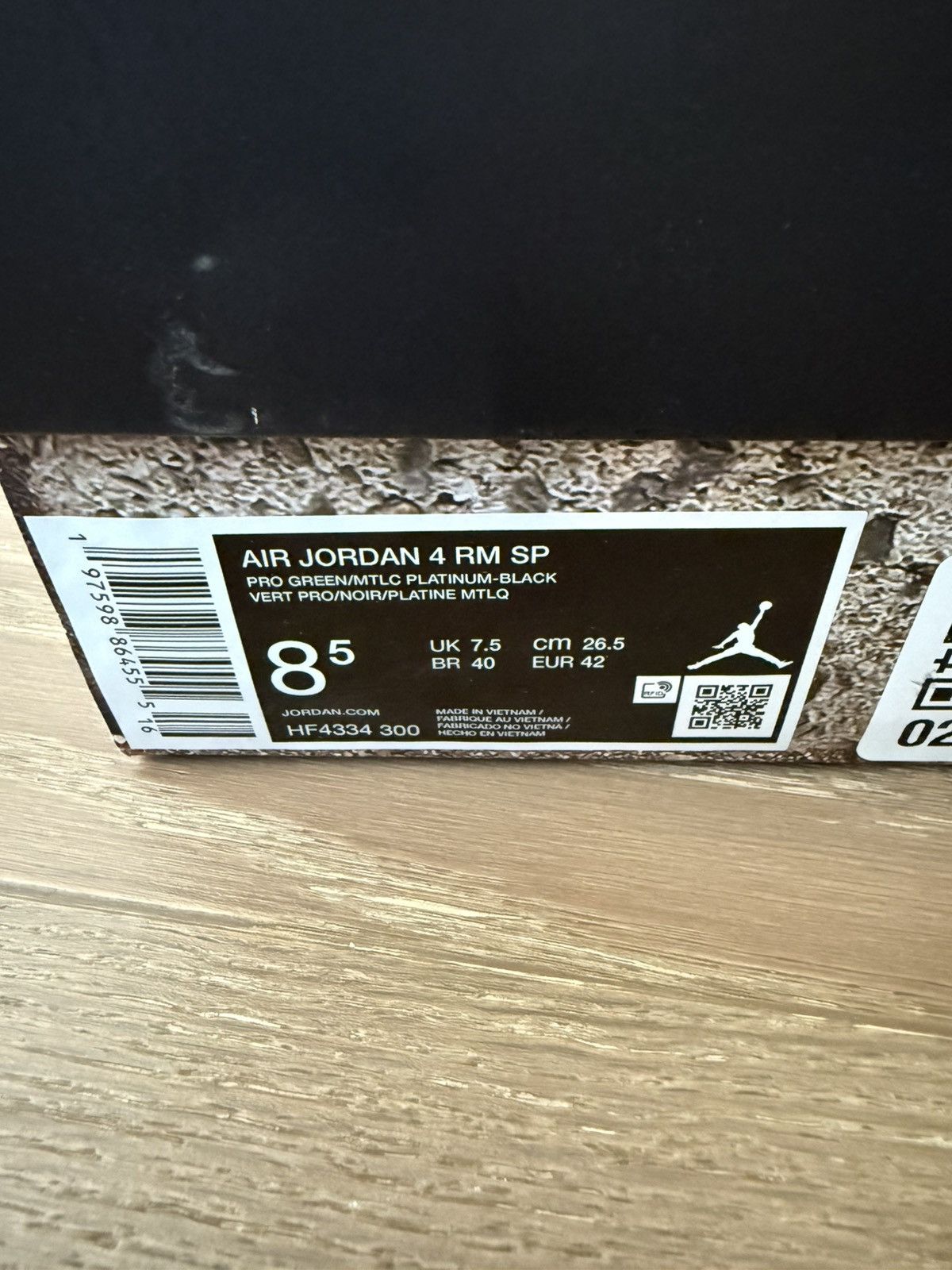 Jordan Brand Jordan 4 RM SP Nigel Sylvester Grandma's Driveway 8.5 Mens Size US 8.5 / EU 41-42 - 9 Thumbnail