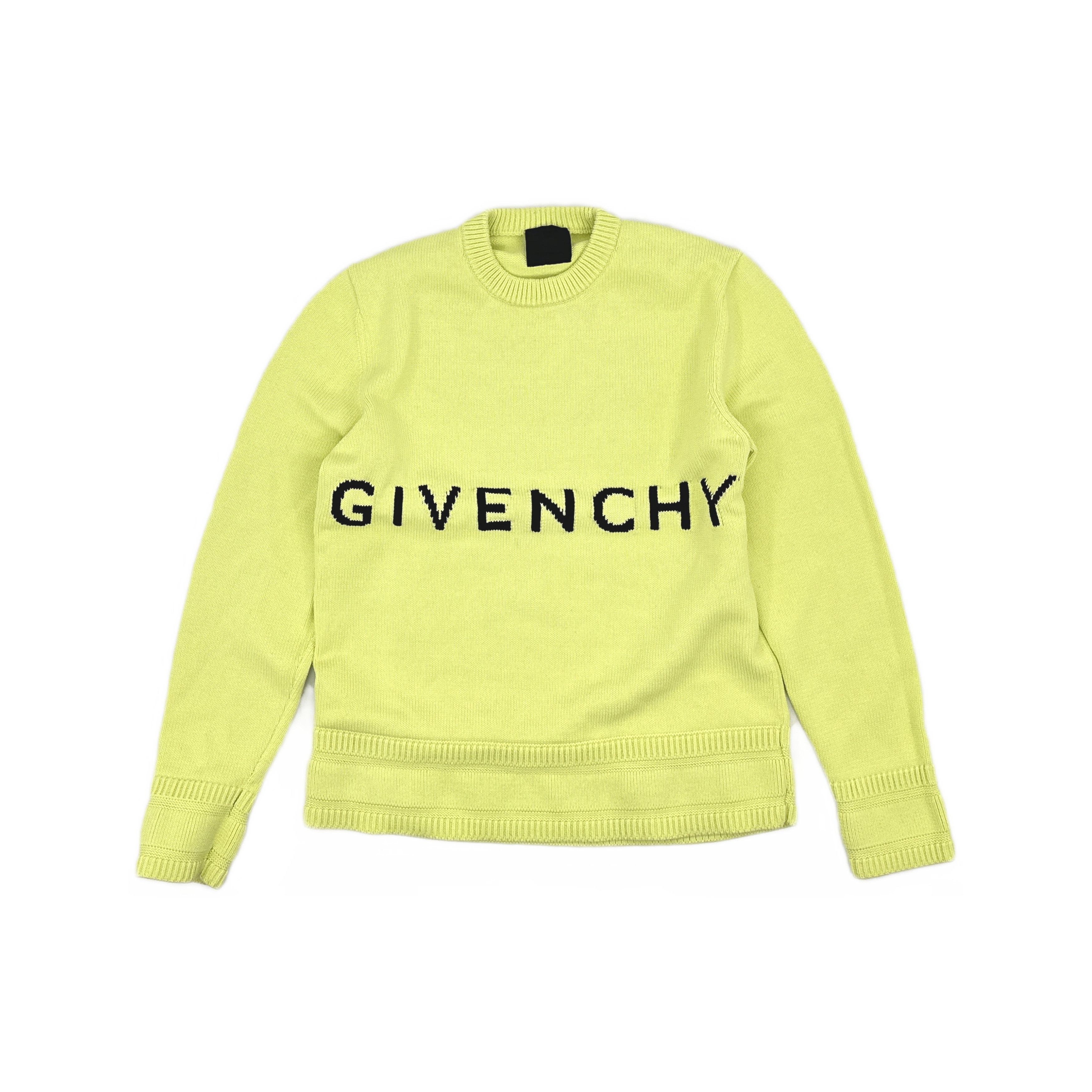Givenchy Givenchy Logo Knit Sweater Size XL Size US XL / EU 56 / 4 - 1 Thumbnail