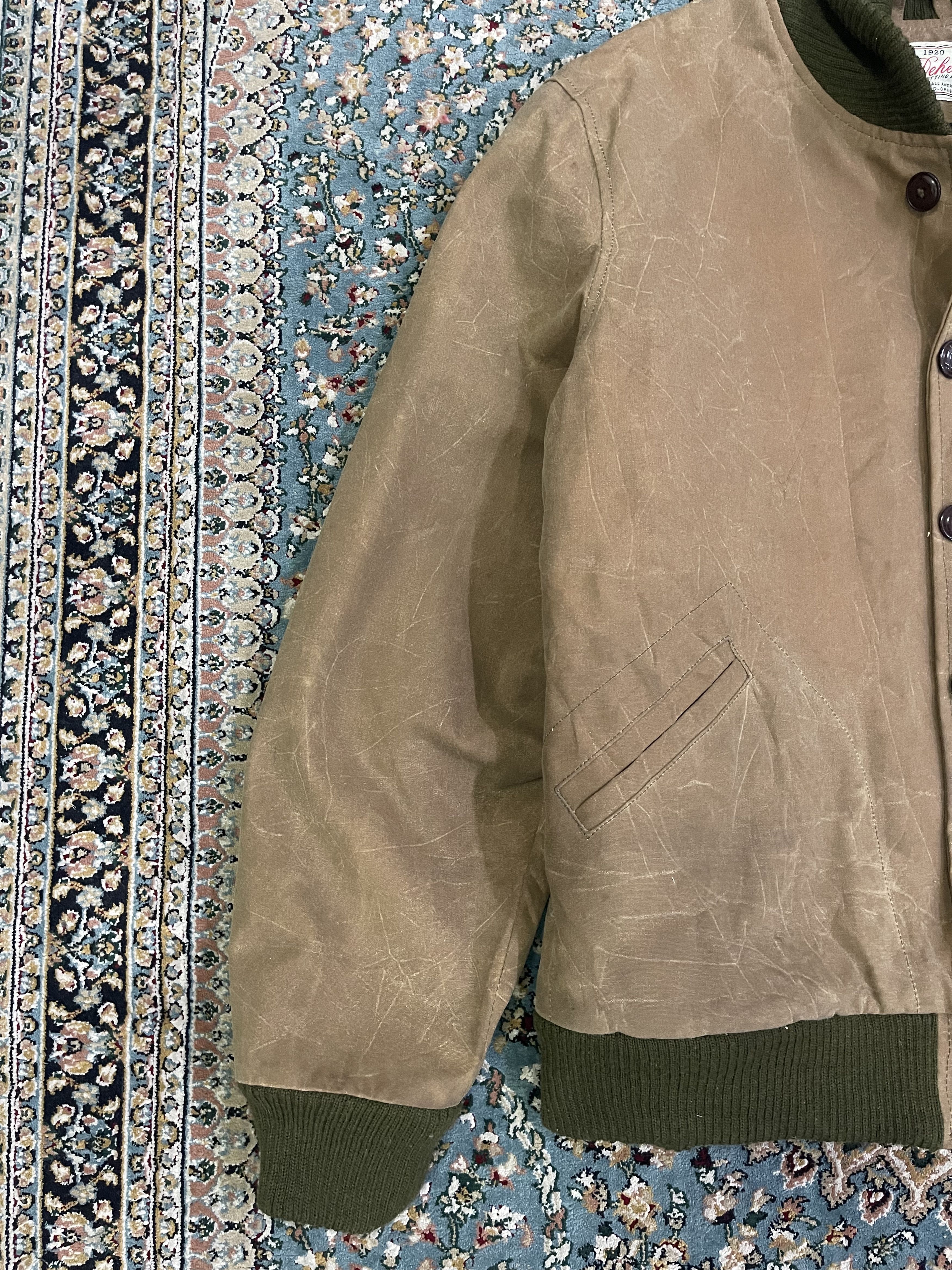 Dehen 1920 Dehen 1920 N-1 Deck Wax Oil Jacket Size US XXL / EU 58 / 5 - 4 Thumbnail