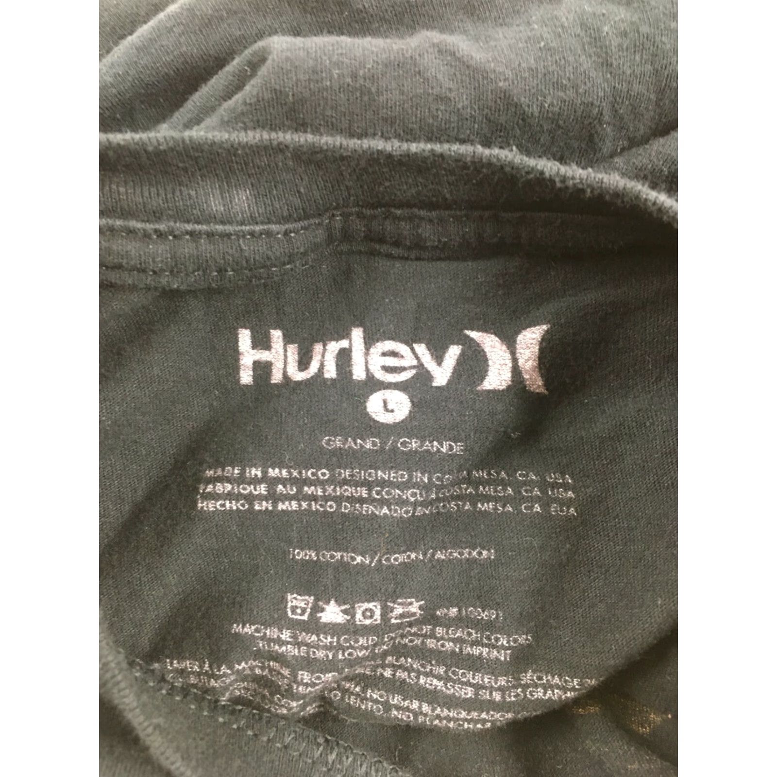 Hurley Hurley T-Shirt Men Size L Black California Surf Club Short Sleeve Crew Neck Size US L / EU 52-54 / 3 - 5 Thumbnail