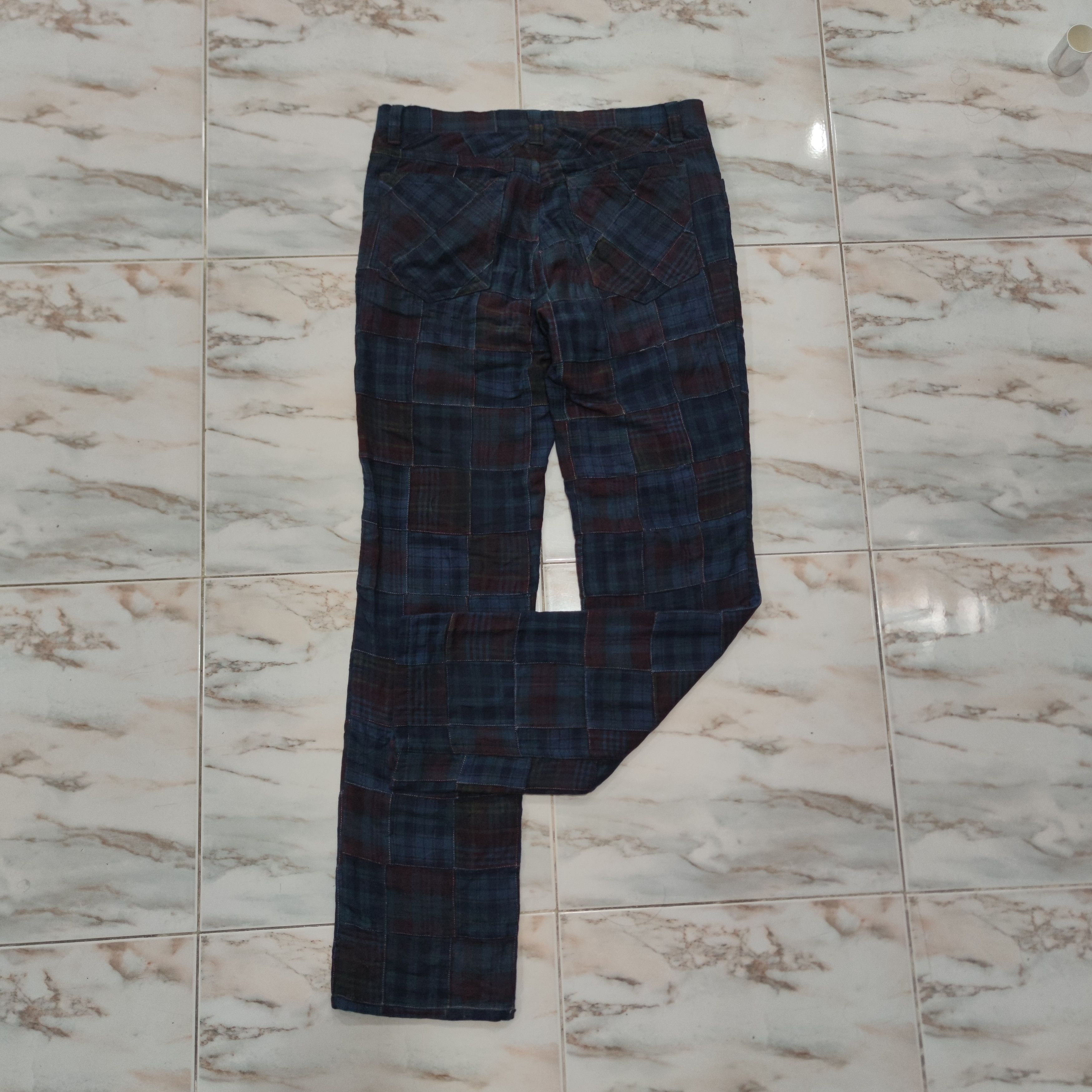 If Six Was Nine × Japanese Brand L.Z.G RARE PATCHWORK DESIGN PANT MADE IN JAPAN Size US 33 - 5 Thumbnail