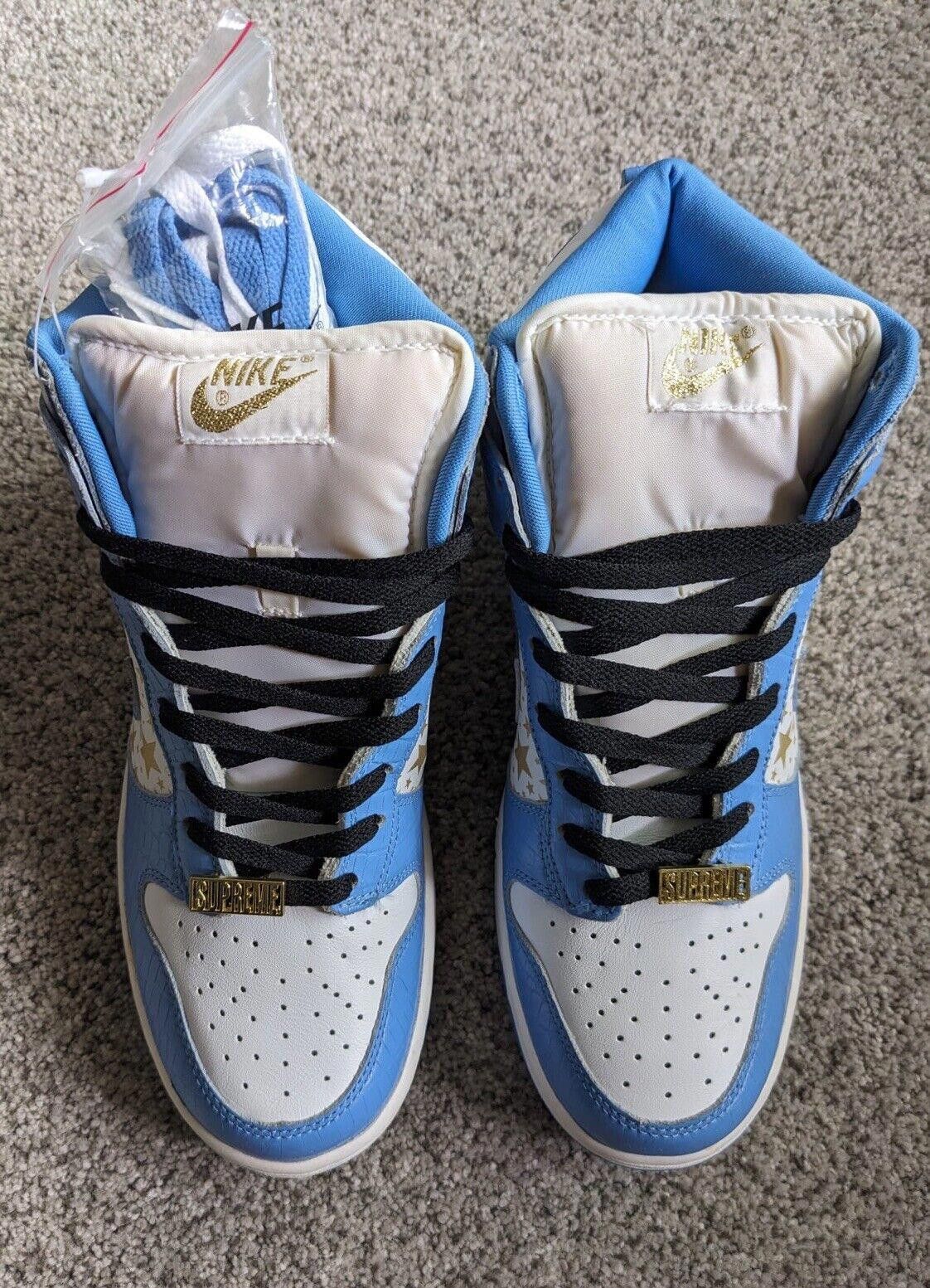 Nike Nike Supreme Dunk Pro SB High University Blue 307385-141 Size US 9 / EU 42 - 3 Thumbnail