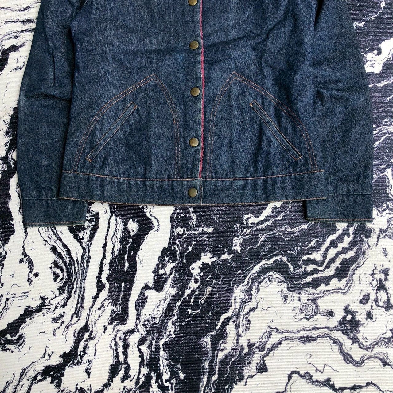 Hysteric Glamour Vintage Y2K Hysteric Glamour Denim Jacket with Sherpa Collar Size US S / EU 44-46 / 1 - 3 Thumbnail