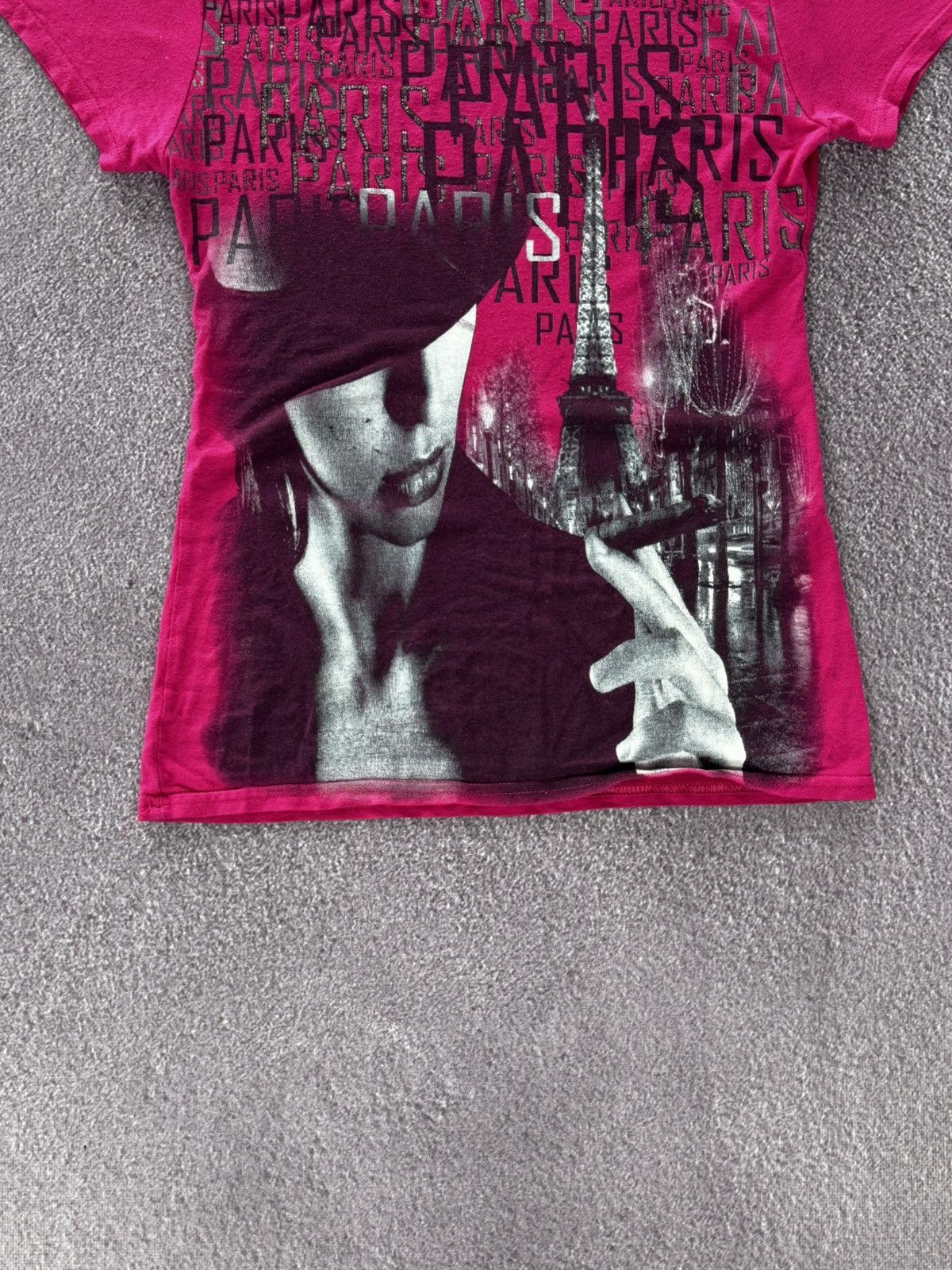 Hysteric Glamour Y2K Hysteric Glamour Style Paris Logo T-Shirt Size M / US 6-8 / IT 42-44 - 3 Thumbnail
