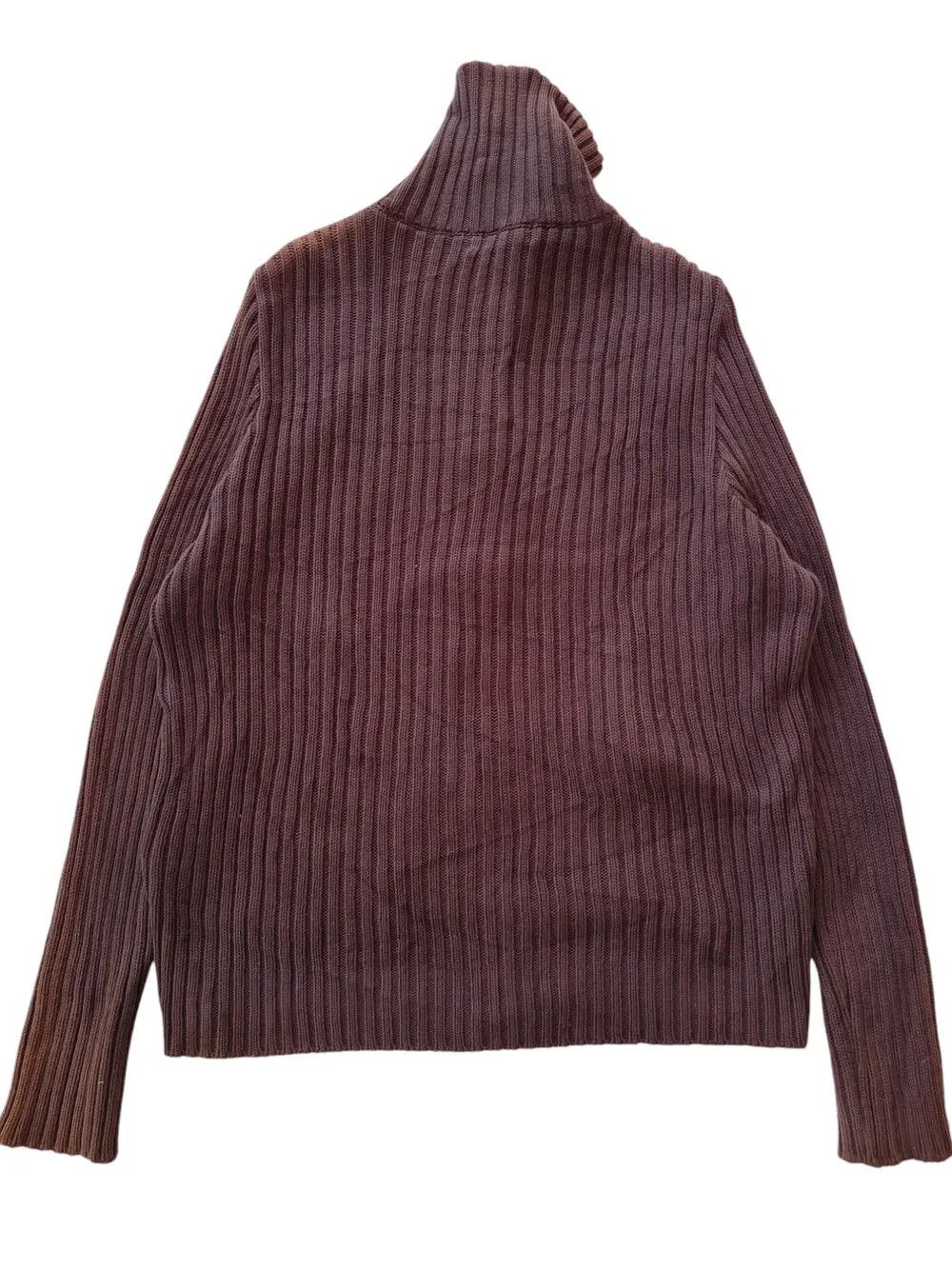 Zara Vtg Y2k Zara Man Leather Jacket Sweater Size US M / EU 48-50 / 2 - 3 Thumbnail