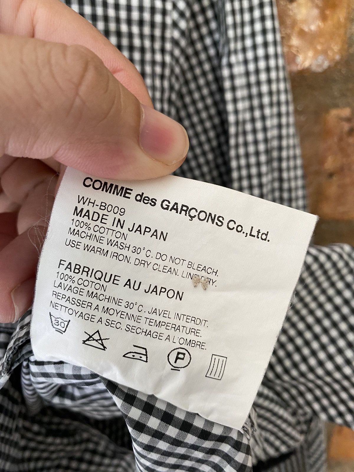 Comme des Garcons Homme Plus SS11 Junya Watanabe Check shirt Size US S / EU 44-46 / 1 - 15 Thumbnail