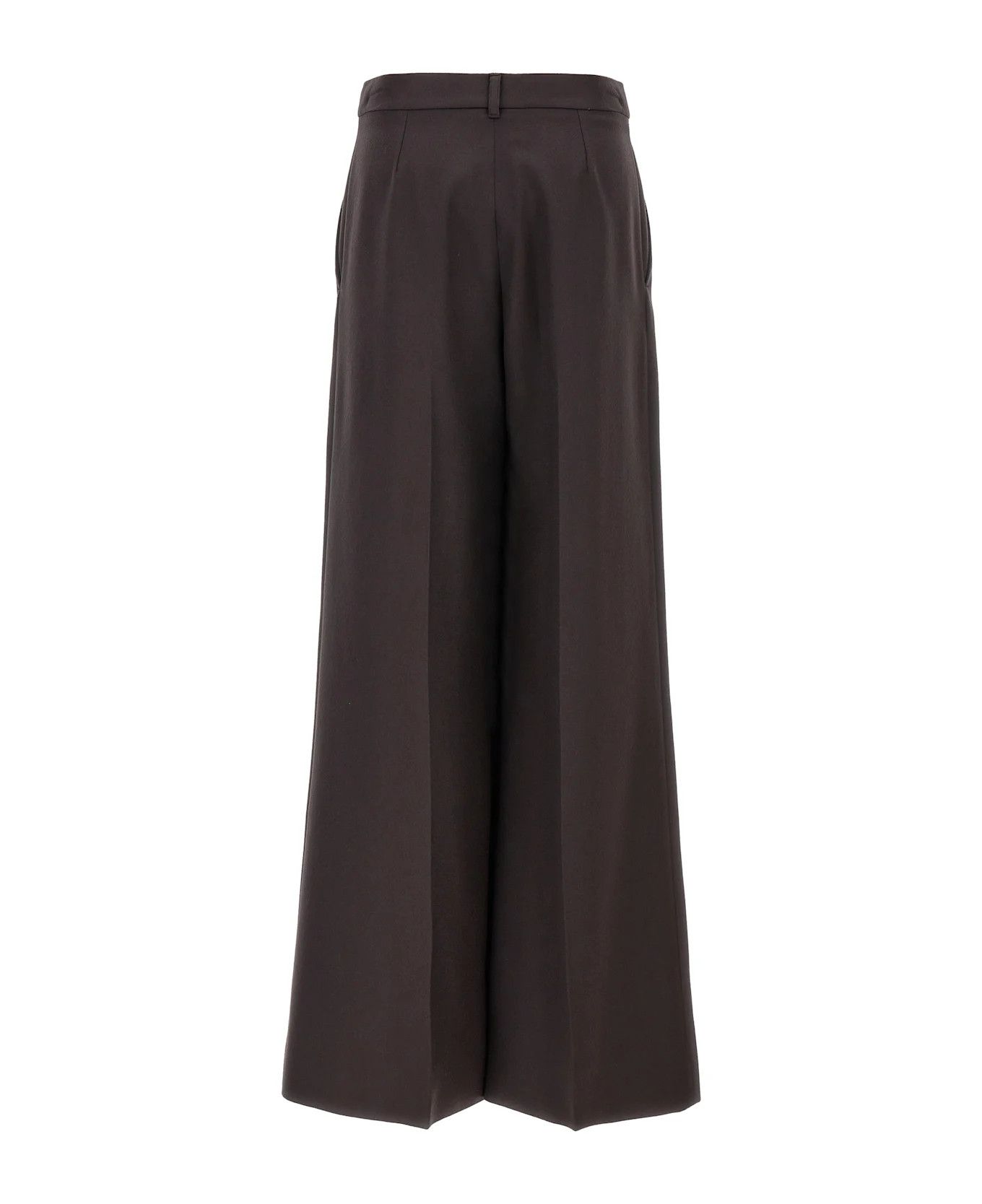 Stella McCartney o1s22i1n1024 Flannel Flared Pants in Brown Size 28" / US 6 / IT 42 - 2 Thumbnail