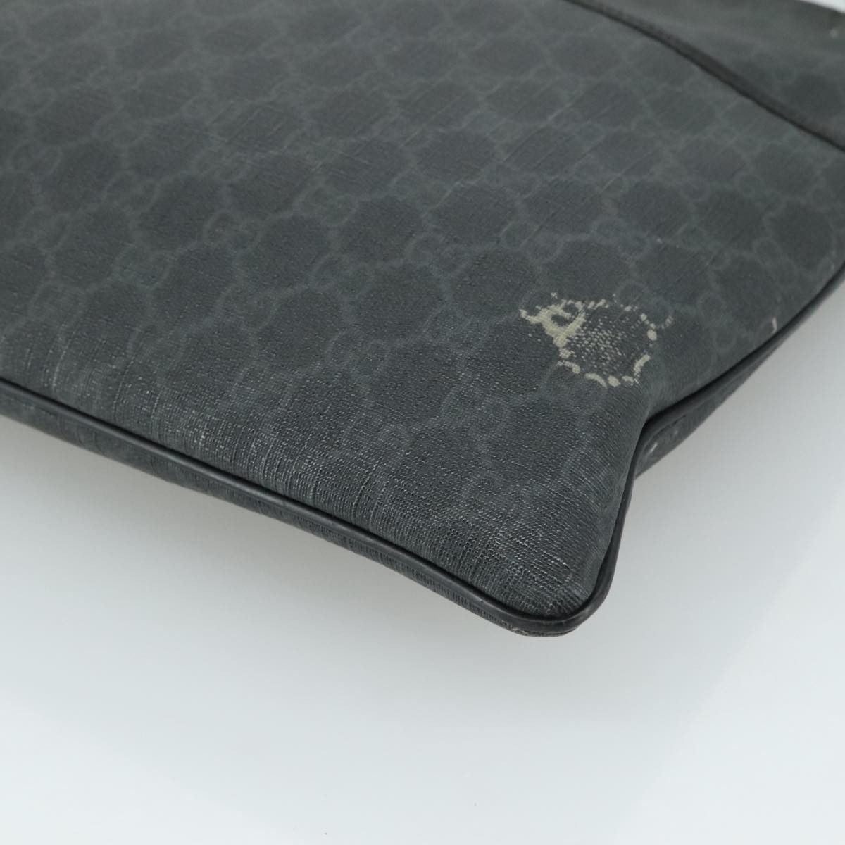 Gucci GUCCI GG Supreme Shoulder Bag Pvc Leather Black Size ONE SIZE - 8 Thumbnail