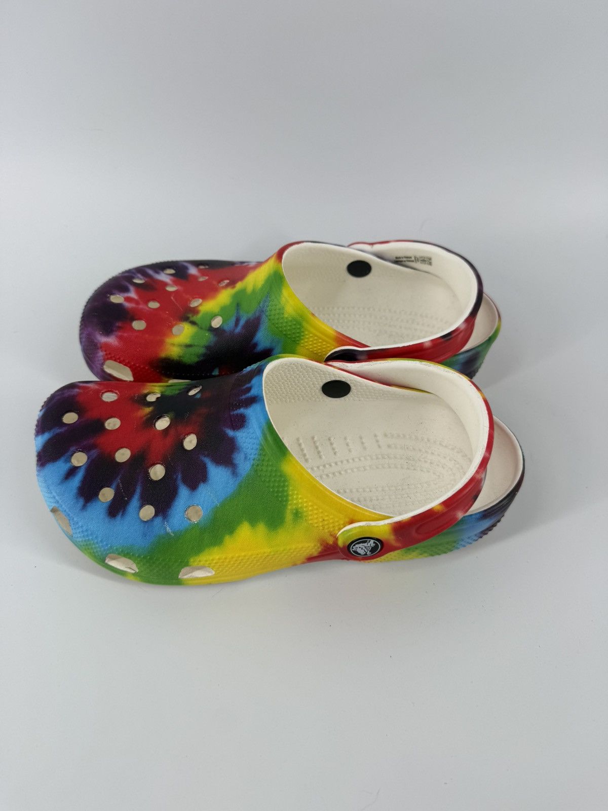 Crocs Crocs Classic Tie-Dye Clogs Shoes Men’s Size 5 W 7 Rainbow Size US 7 / IT 37 - 3 Thumbnail