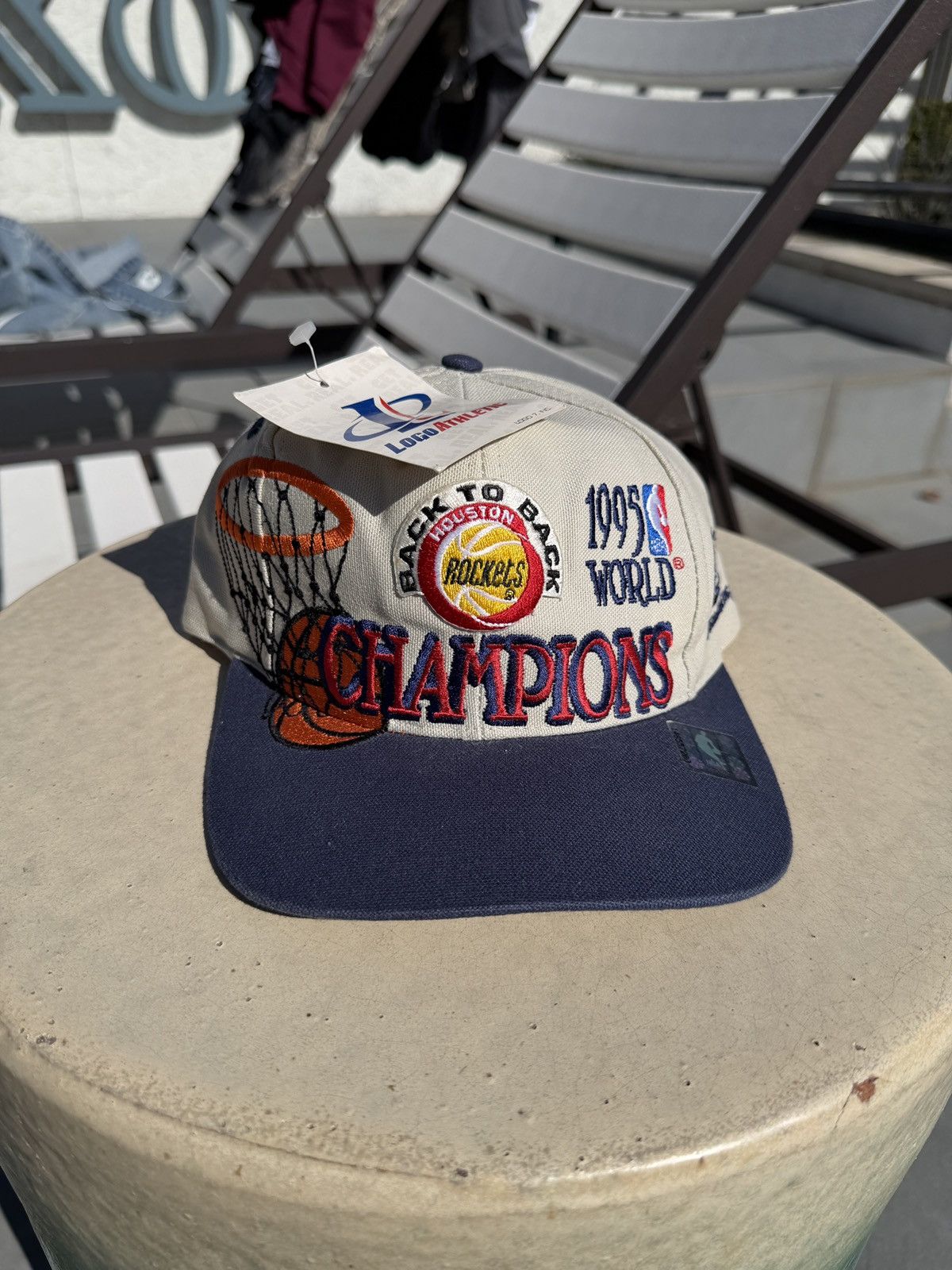 Logo Athletic Vintage 1995 Houston Rockets Hat Size ONE SIZE - 1 Thumbnail