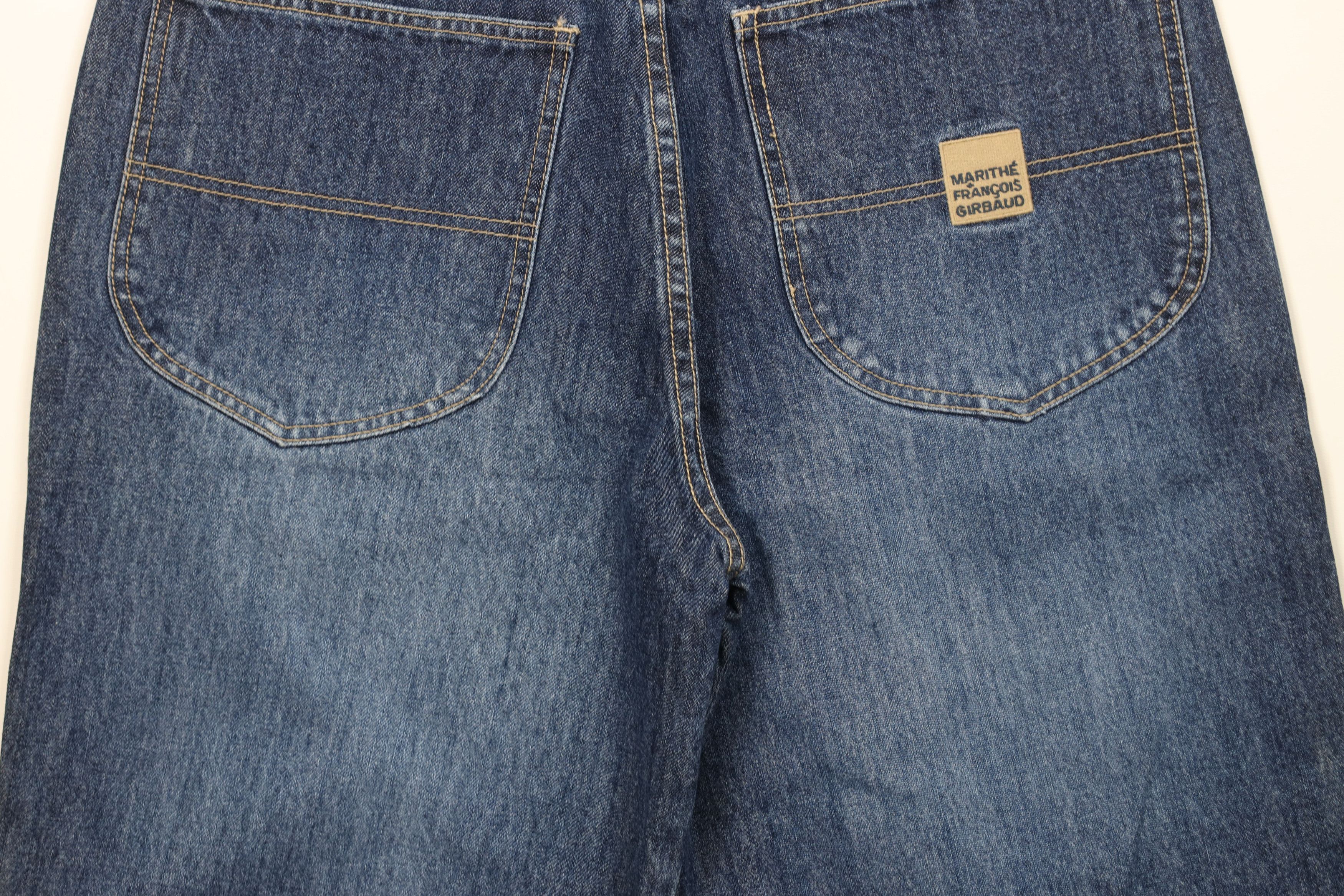 Marithe + Francois Girbaud × Vintage Deadstock Vintage 90s Marithe Francois Girbaud Denim Shorts Size US 32 / EU 48 - 13 Thumbnail