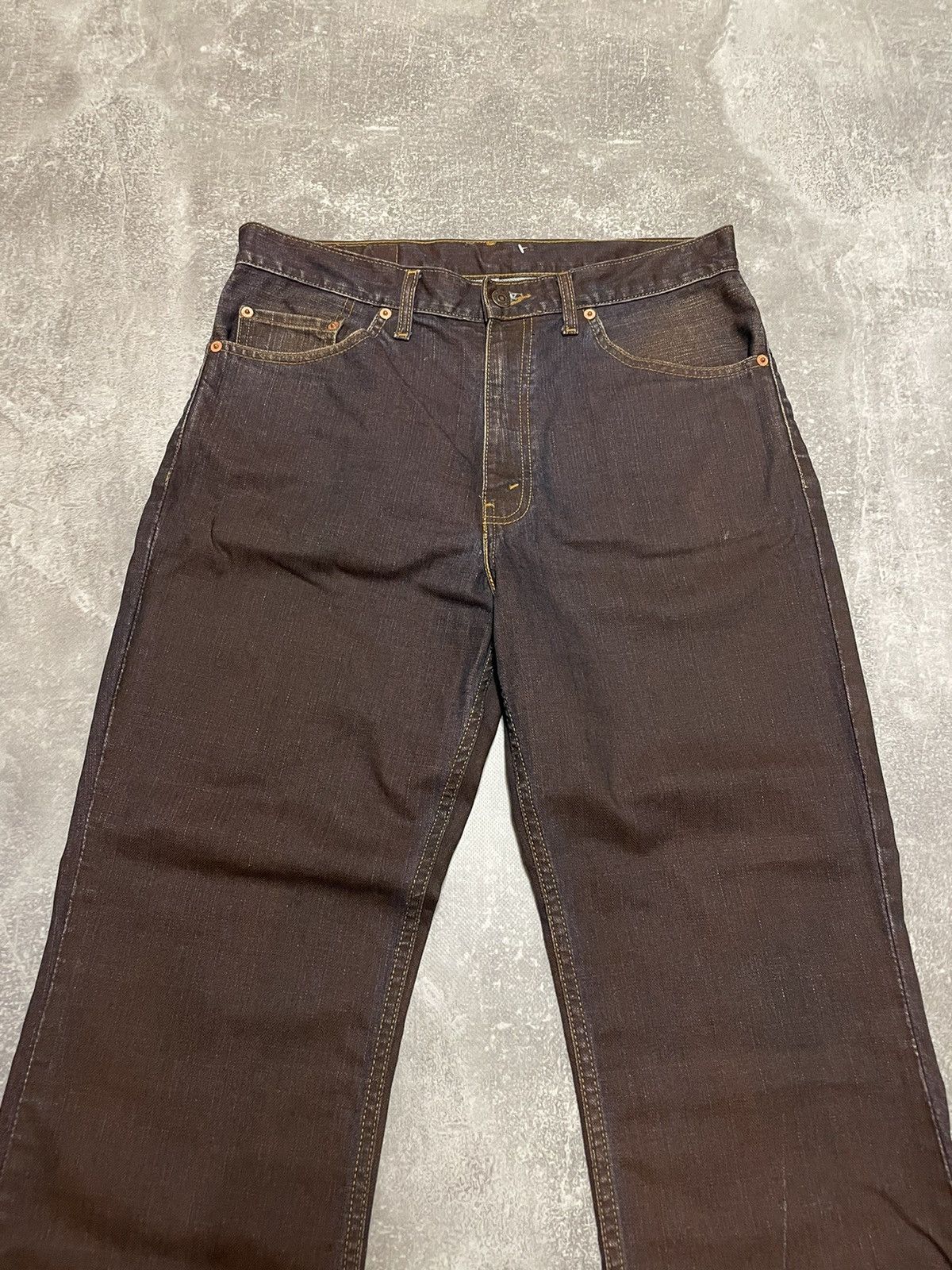Levi's × Levi's Vintage Clothing × Vintage Vintage Levis 517 Washed Garment Dye Distressed Jeans Size US 34 / EU 50 - 11 Thumbnail