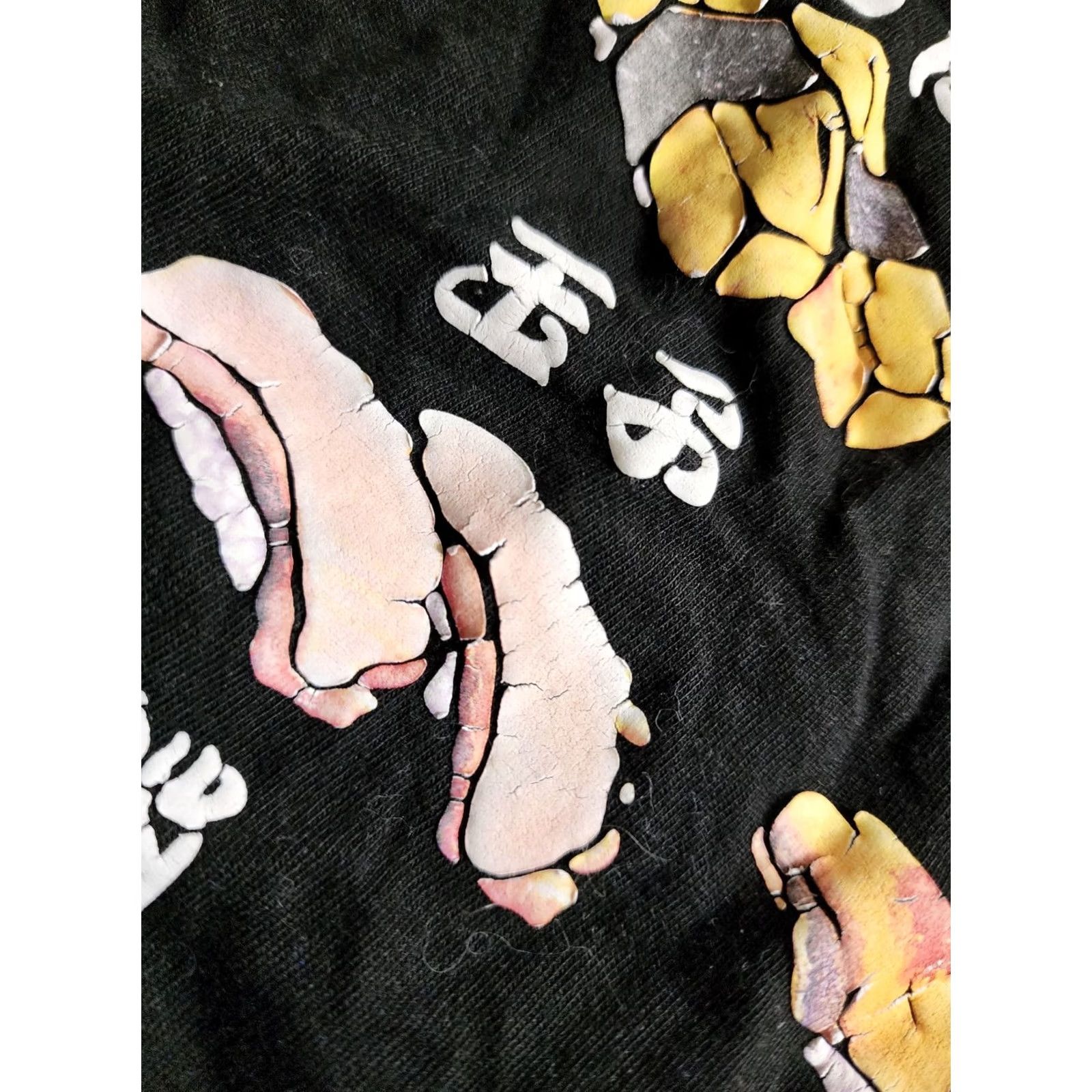 Vintage Little Romance T-Shirt Unisex Adults M Black 3D Embossed Puff Nigiri Sushi Graphic Print Vintage No Size US M / EU 48-50 / 2 - 5 Thumbnail