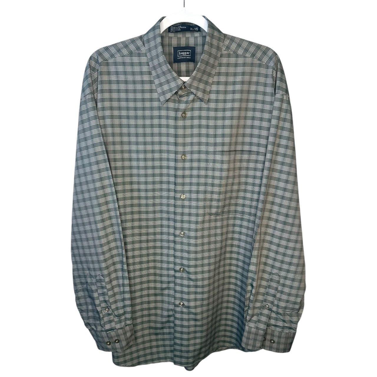 Haggar Haggar Men’s XL Plaid Button-Down Long Sleeve Casual Shirt Size US XL / EU 56 / 4 - 2 Thumbnail