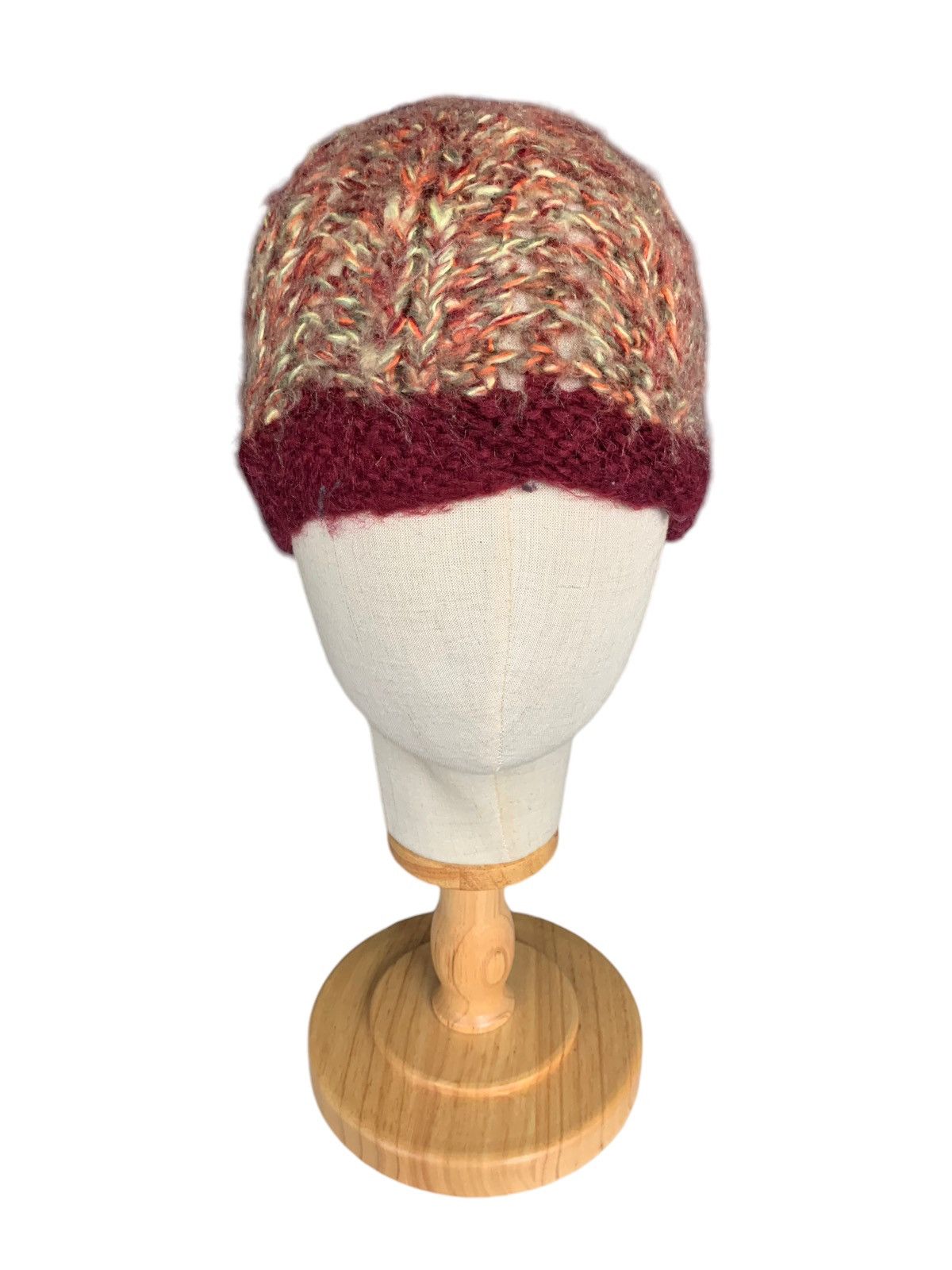 Japanese Brand × Vintage Crochet Knitted Beanie Hats Size ONE SIZE - 5 Thumbnail