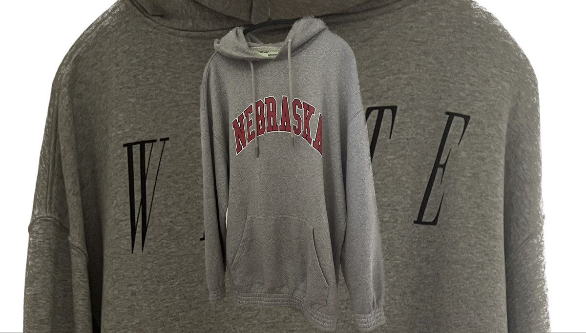 Nebraska hoodie sales off white