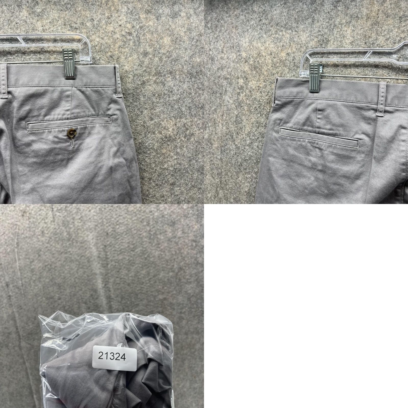 J.Crew J.CREW Pants Men 34x32 Gray Chino Flat Front Straight Fit Casual Business Formal Size US 34 / EU 50 - 9 Thumbnail