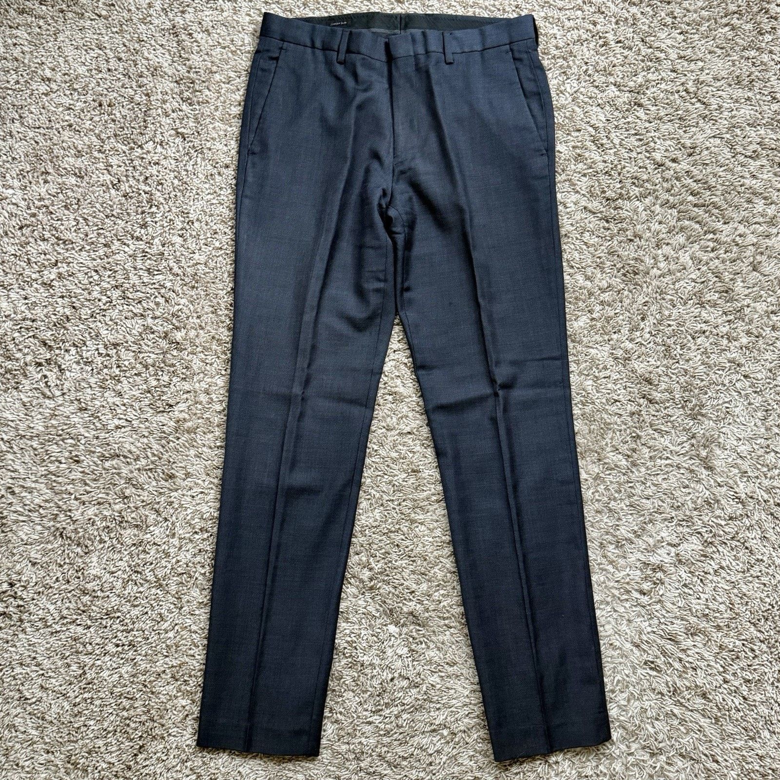 J.Crew J.Crew Ludlow Tollegno 1900 Wool Suit Navy Blue Jacket 40R Size 40R - 8 Thumbnail