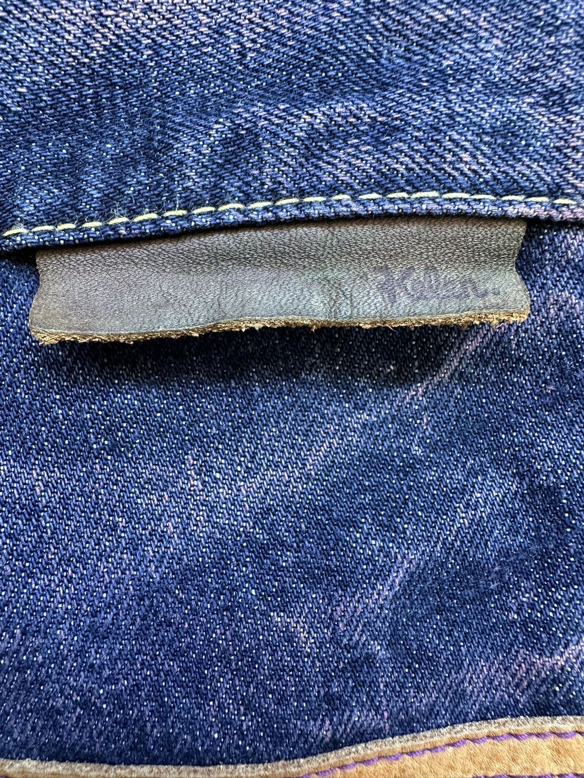 Designer × Japanese Brand Y2k KELEN Japan purple dyed denim Size US 36 / EU 52 - 18 Thumbnail