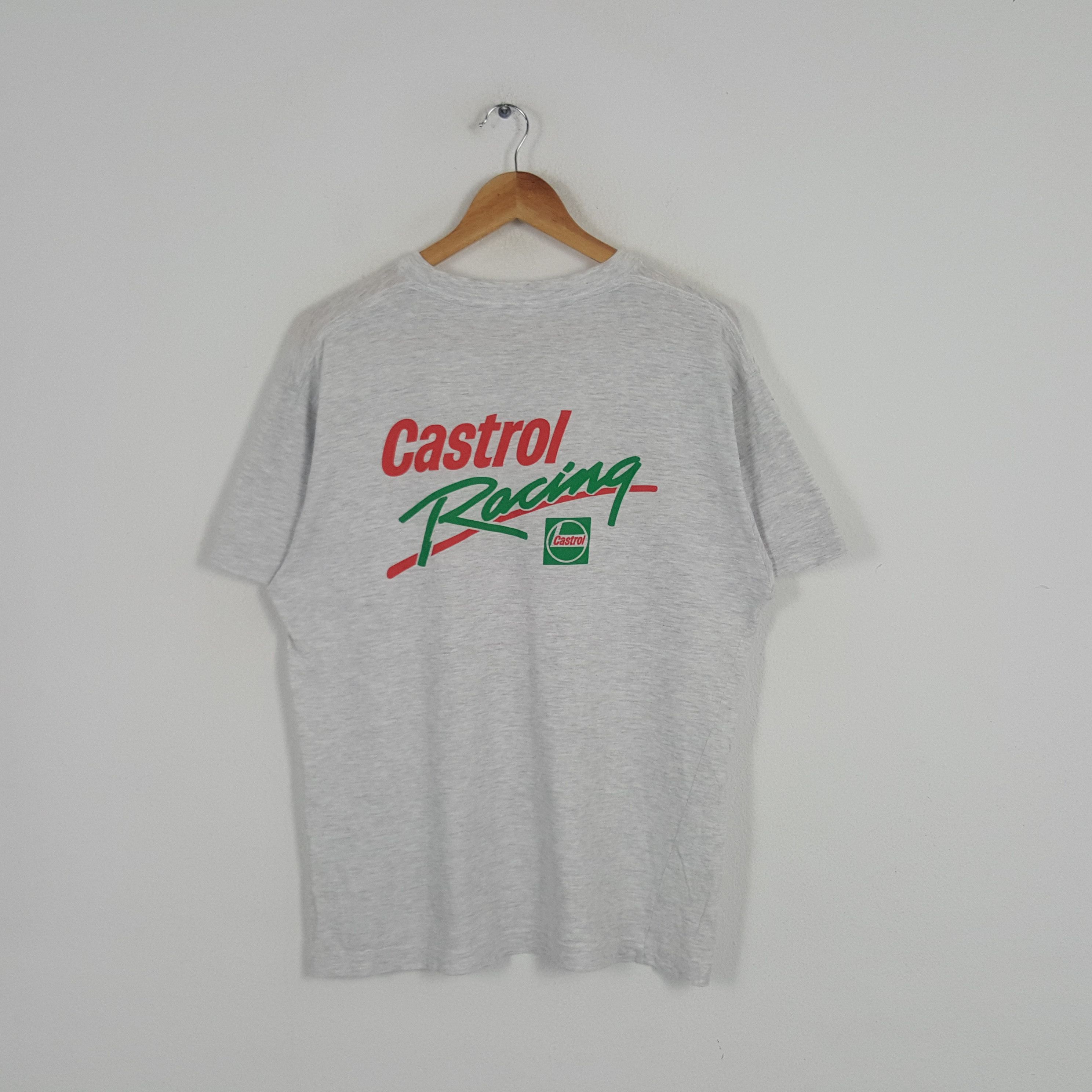 Japanese Brand × Petrol Industries × Vintage Vintage Castrol Racing Motorsports Team Tshirt Size US L / EU 52-54 / 3 - 1 Thumbnail