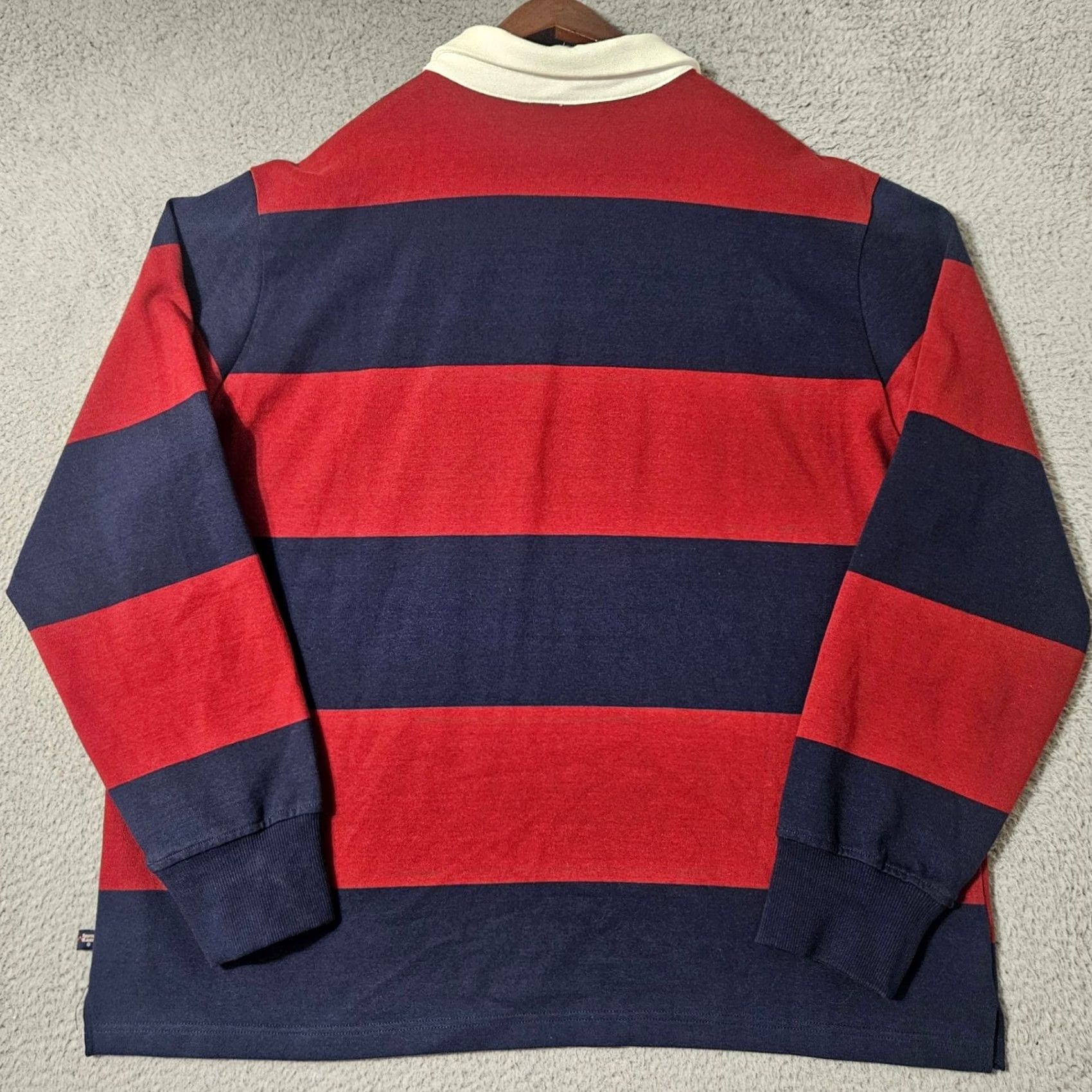 Rowing Blazers Rowing Blazers x Target Rugby Shirt Mens 2XL Colorblock Long Sleeve Polo Prep Size US XXL / EU 58 / 5 - 2 Thumbnail