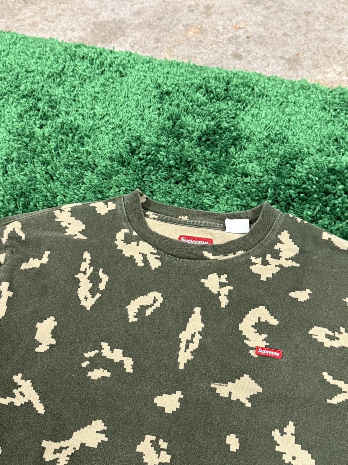 Supreme Supreme Small Box Long Sleeve Tee Olive Digi Camo FW20 Size US M / EU 48-50 / 2 - 3 Thumbnail