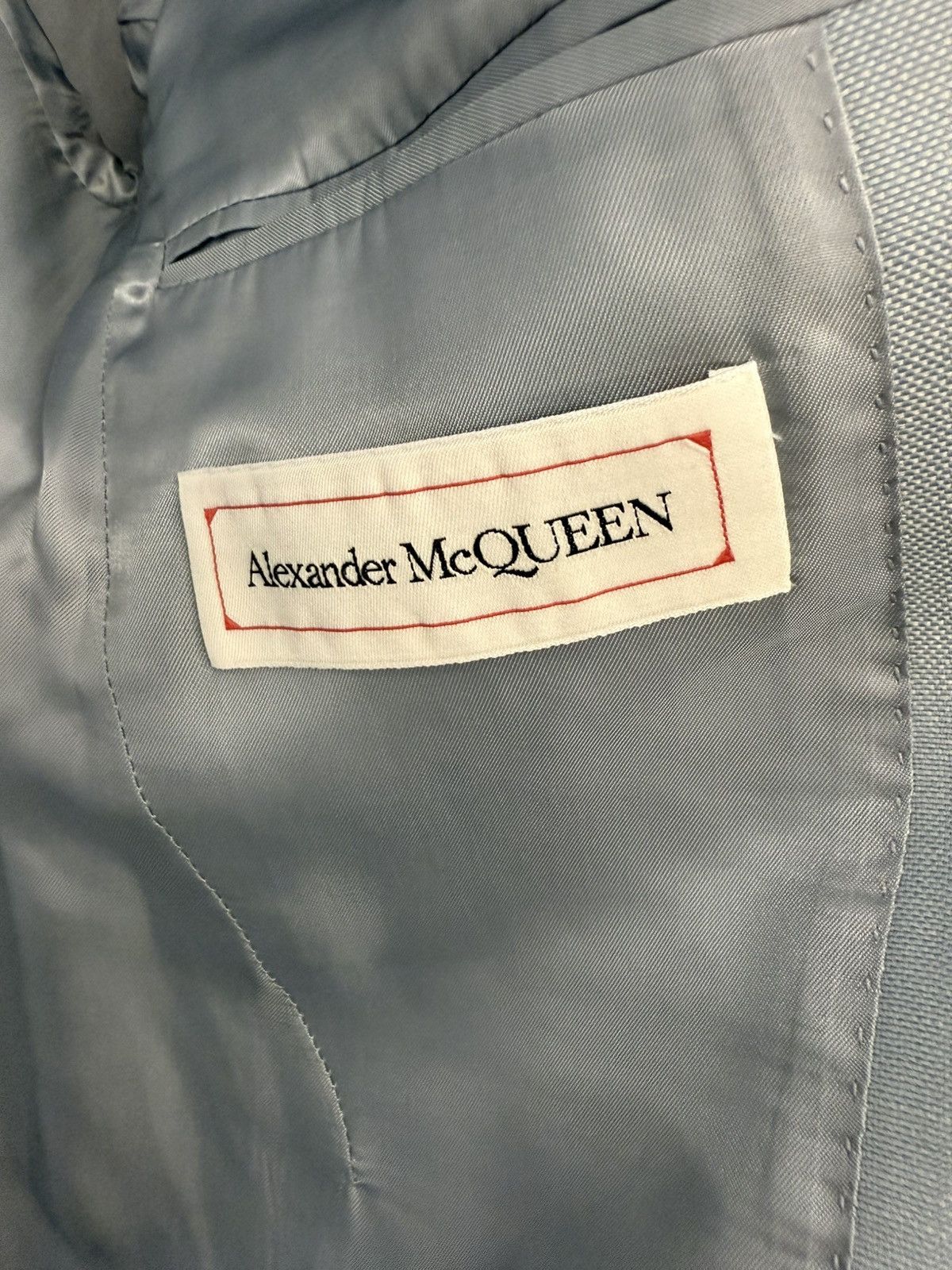 Alexander McQueen Alexander Mcqueen mohair and wool double breasted blazer 48 Size 48L - 5 Thumbnail
