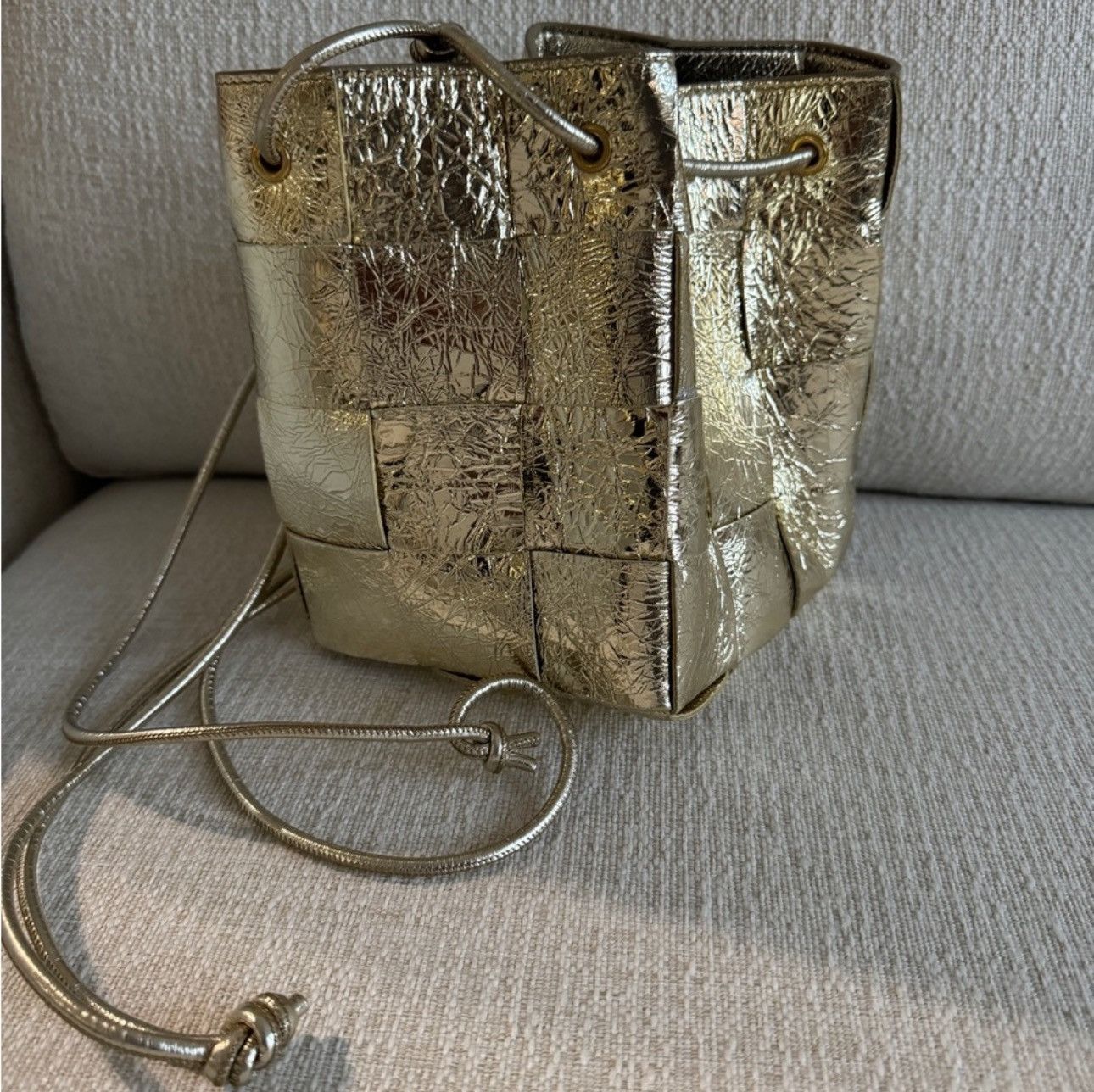 Bottega Veneta Bottega Veneta Metallic Small Cassette Bag Size ONE SIZE - 1 Thumbnail