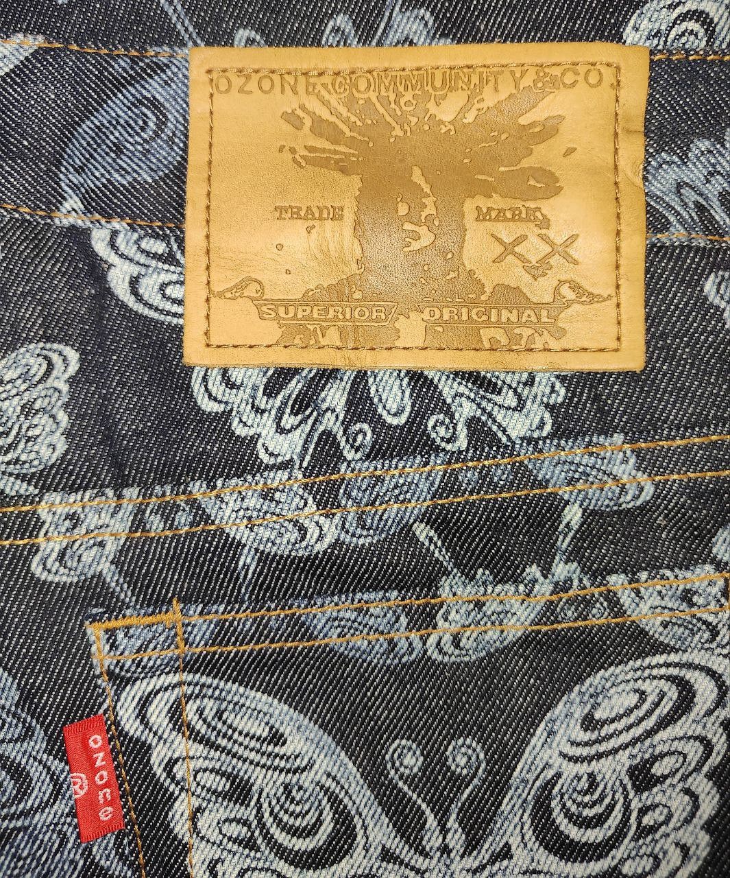 Hysteric Glamour ❎ Ozone Community Printed Flare Denim Size 26" / US 2 / IT 38 - 6 Thumbnail