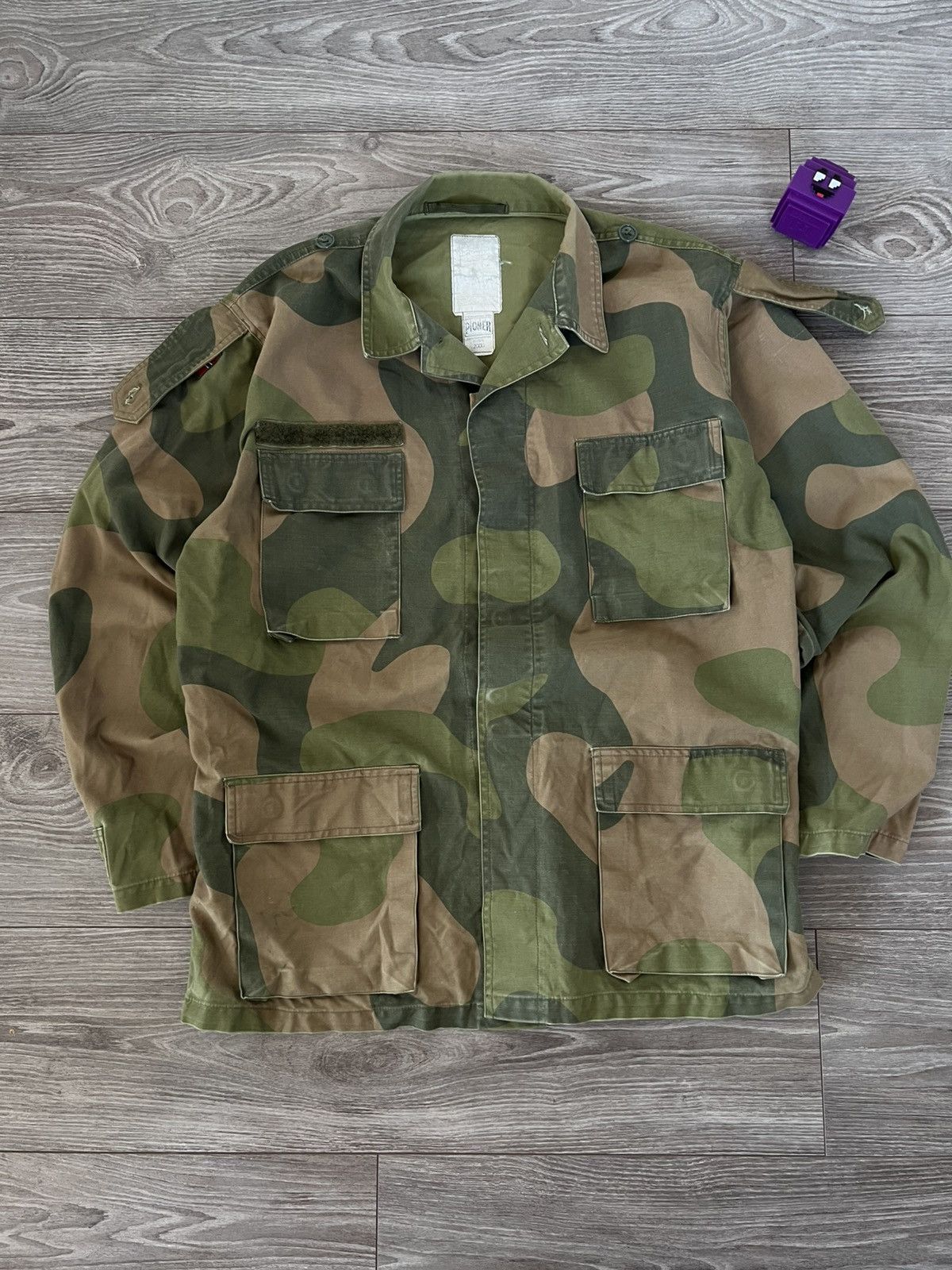 Vintage VINTAGE ‼️ Norwegian Camo NATO Army Tactical Jacket Size US M / EU 48-50 / 2 - 2 Thumbnail