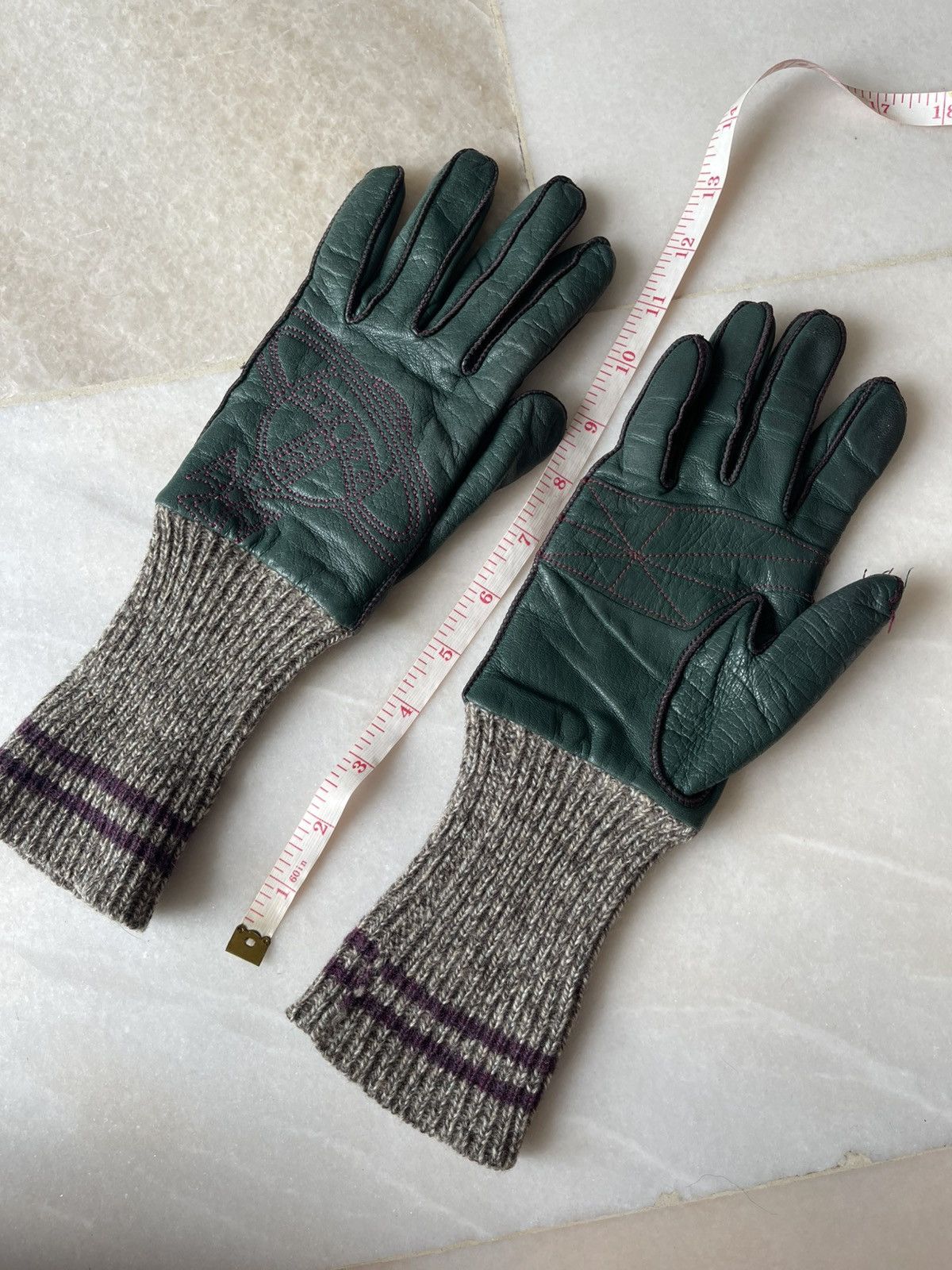 Vivienne Westwood Vintage Vivienne Westwood Leather Glove Big Orb Size ONE SIZE - 12 Thumbnail