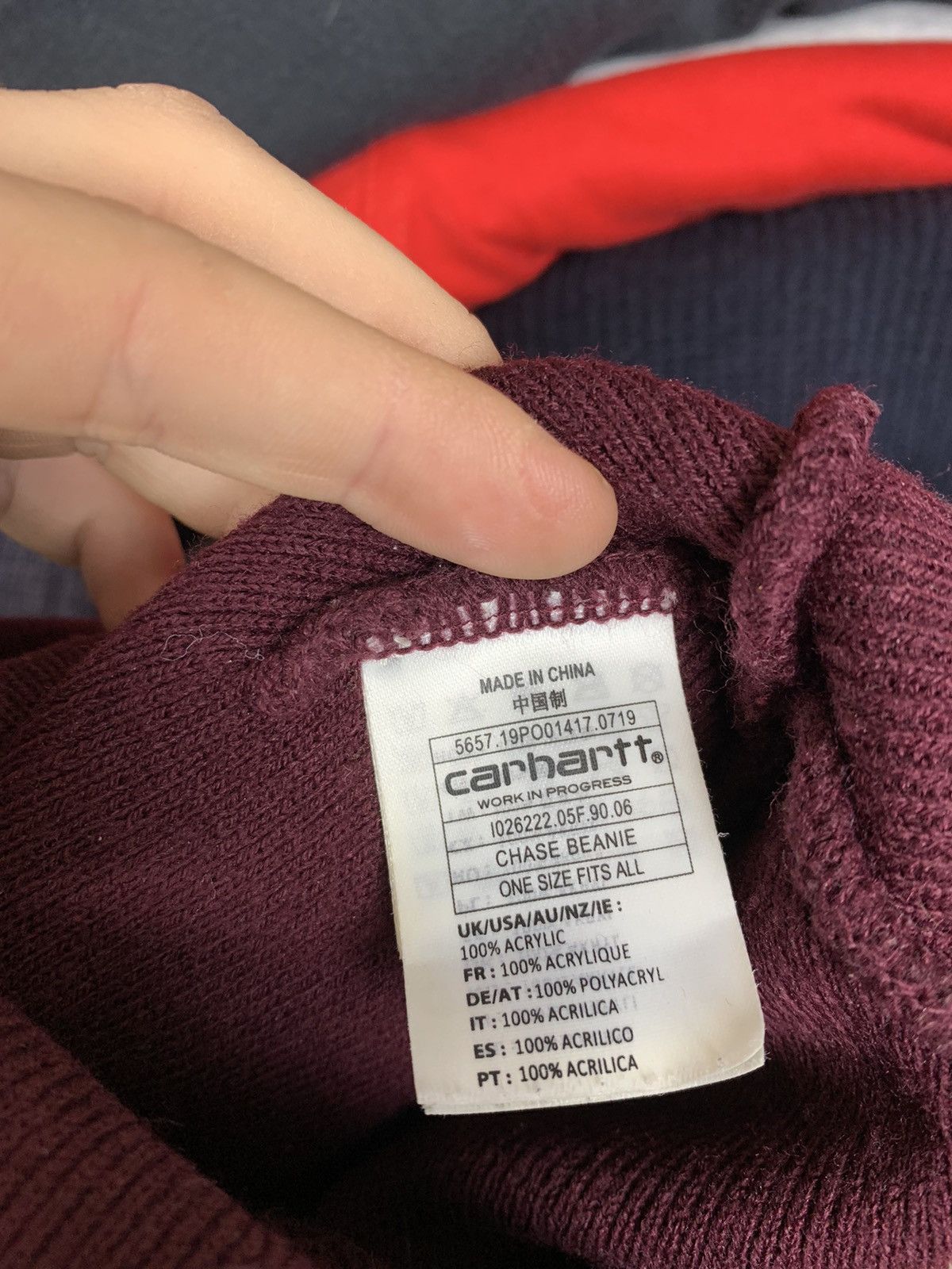 Carhartt Carhartt Chase Beanie Hat Size ONE SIZE - 8 Thumbnail
