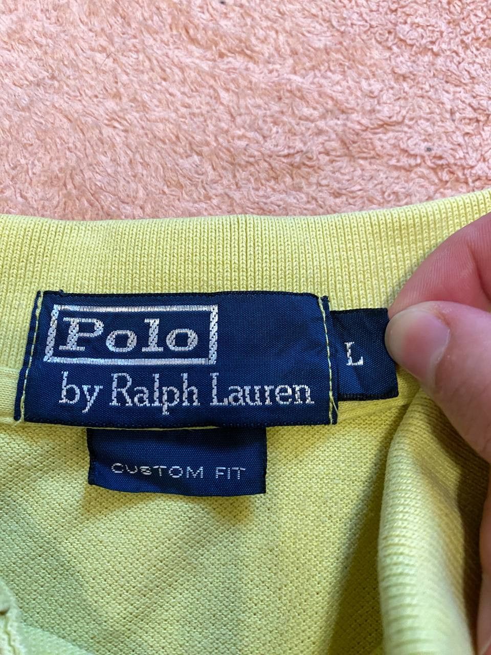 Polo Ralph Lauren Vintage Polo Ralph Lauren Custom Fit Polo Size L Size US L / EU 52-54 / 3 - 2 Thumbnail