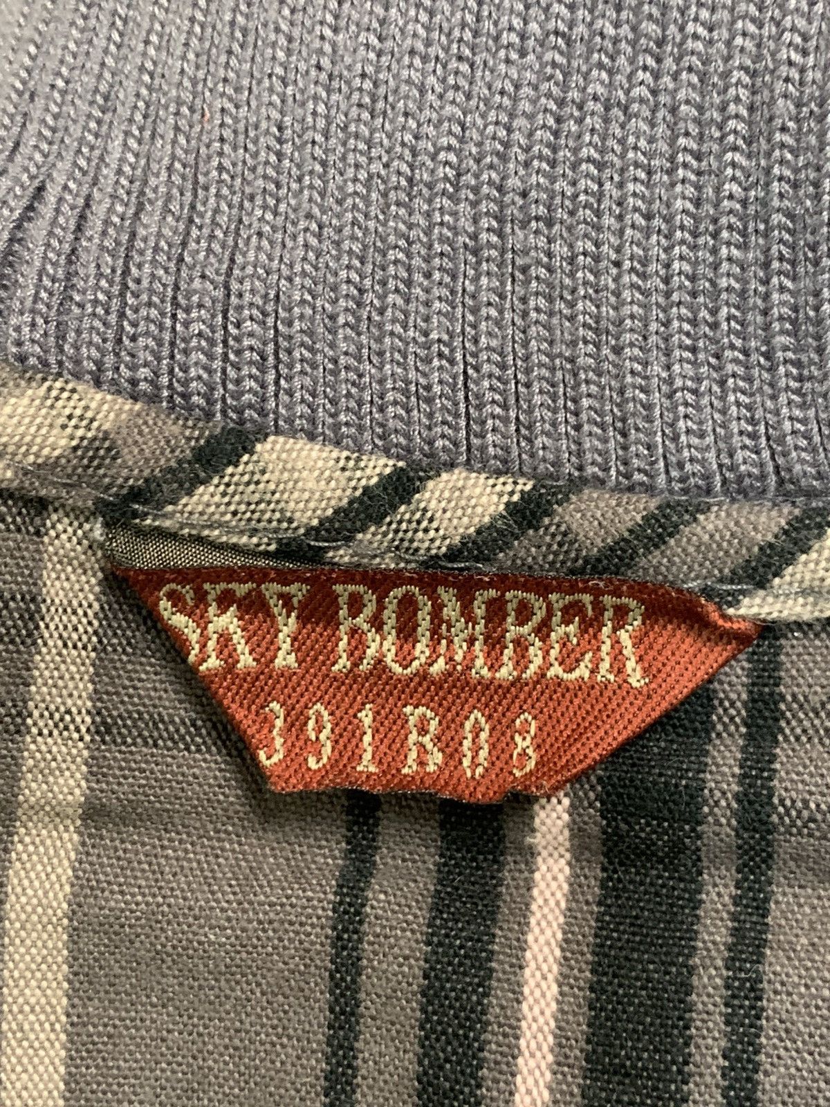 Japanese Brand Rare Design Sky Bomber 391B08 Zipper Jackets Size L / US 10 / IT 46 - 4 Thumbnail