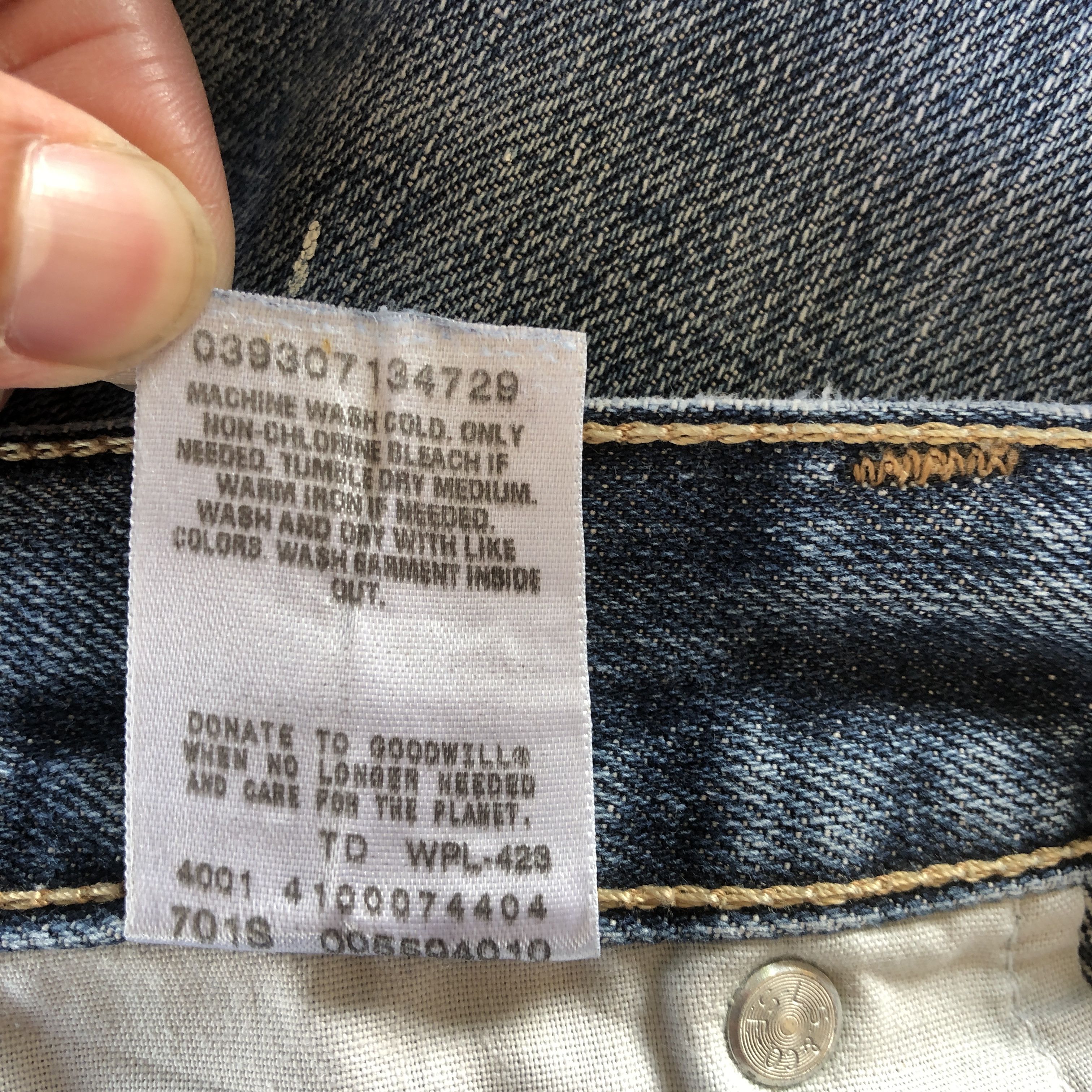 Levi's Vintage Levis Distressed Jeans Levi's 559 Painter Denim Size US 36 / EU 52 - 10 Thumbnail