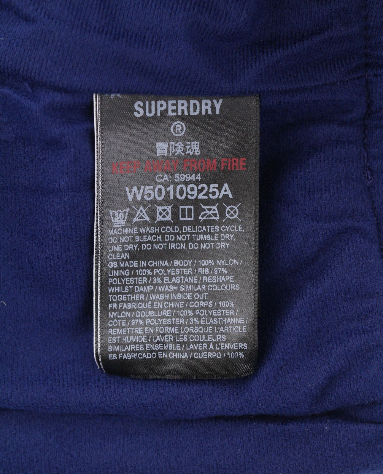 Superdry NON HOODED TRACK M Blue High Neck 87991 Size M / US 6-8 / IT 42-44 - 8 Thumbnail