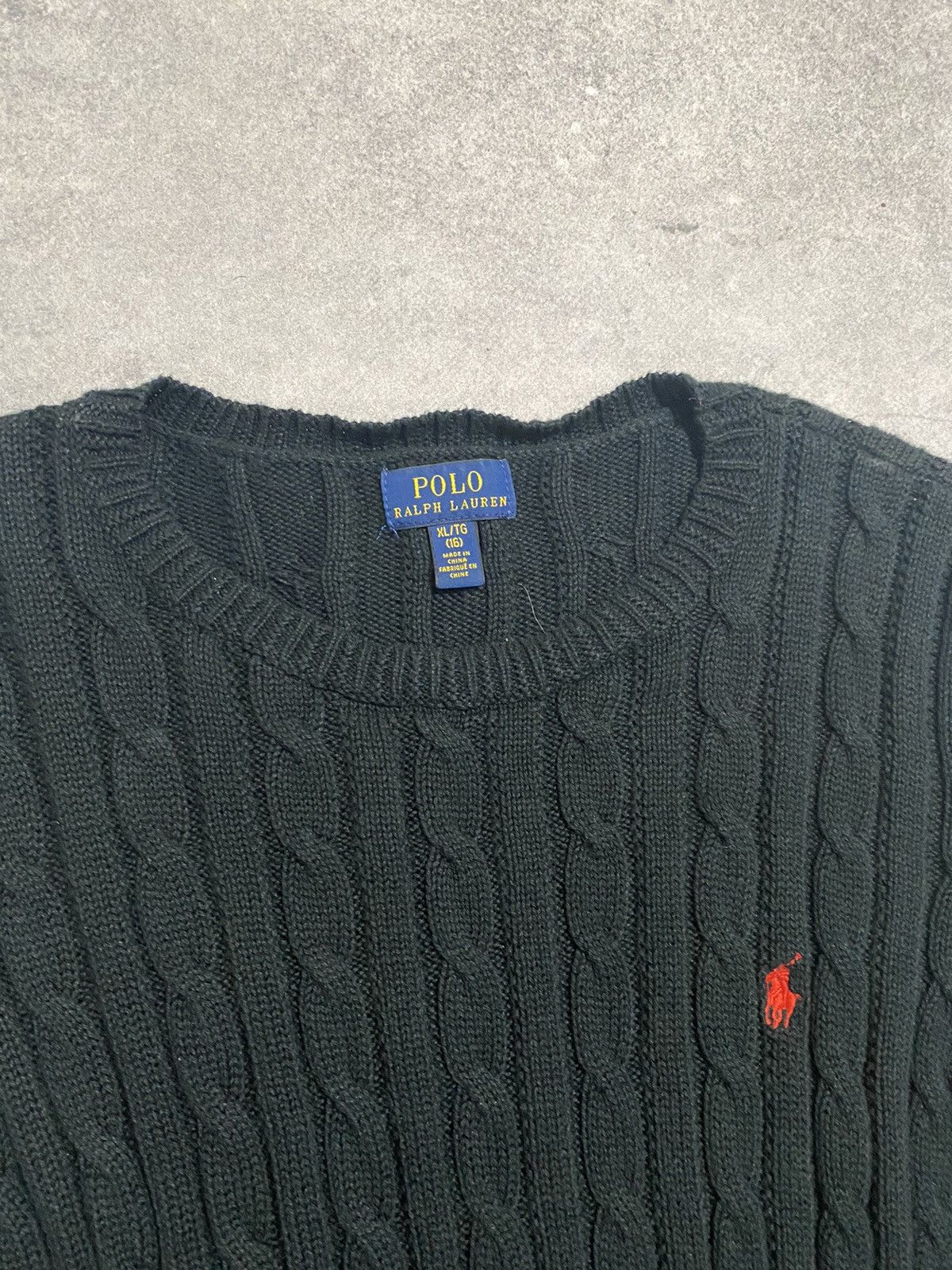 Polo Ralph Lauren × Ralph Lauren Polo Ralph Lauren Sweater Dress Cable Knit Long Sleeve Size L / US 10 / IT 46 - 4 Thumbnail