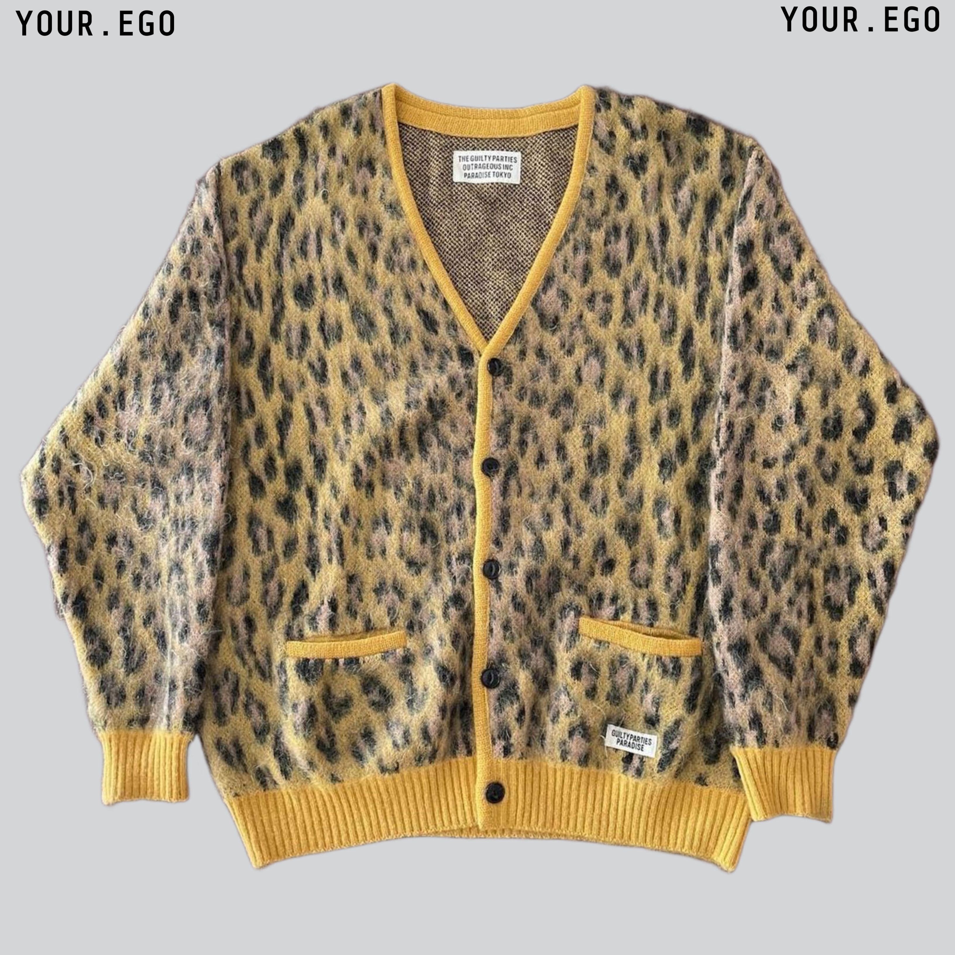 Wacko Maria Wacko Maria Leopard Mohair Cardigan (Type-1) SS23 