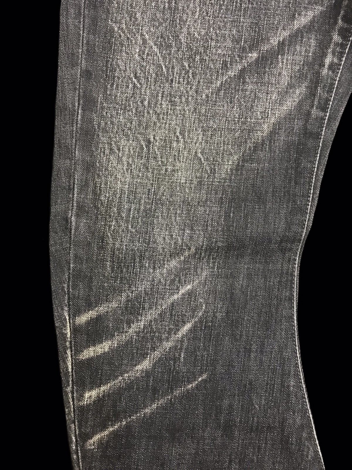 Japanese Brand 💥FLARE💥wjk Avant Garde Designer Claw Fade Curved Denim F69 Size US 30 / EU 46 - 7 Thumbnail