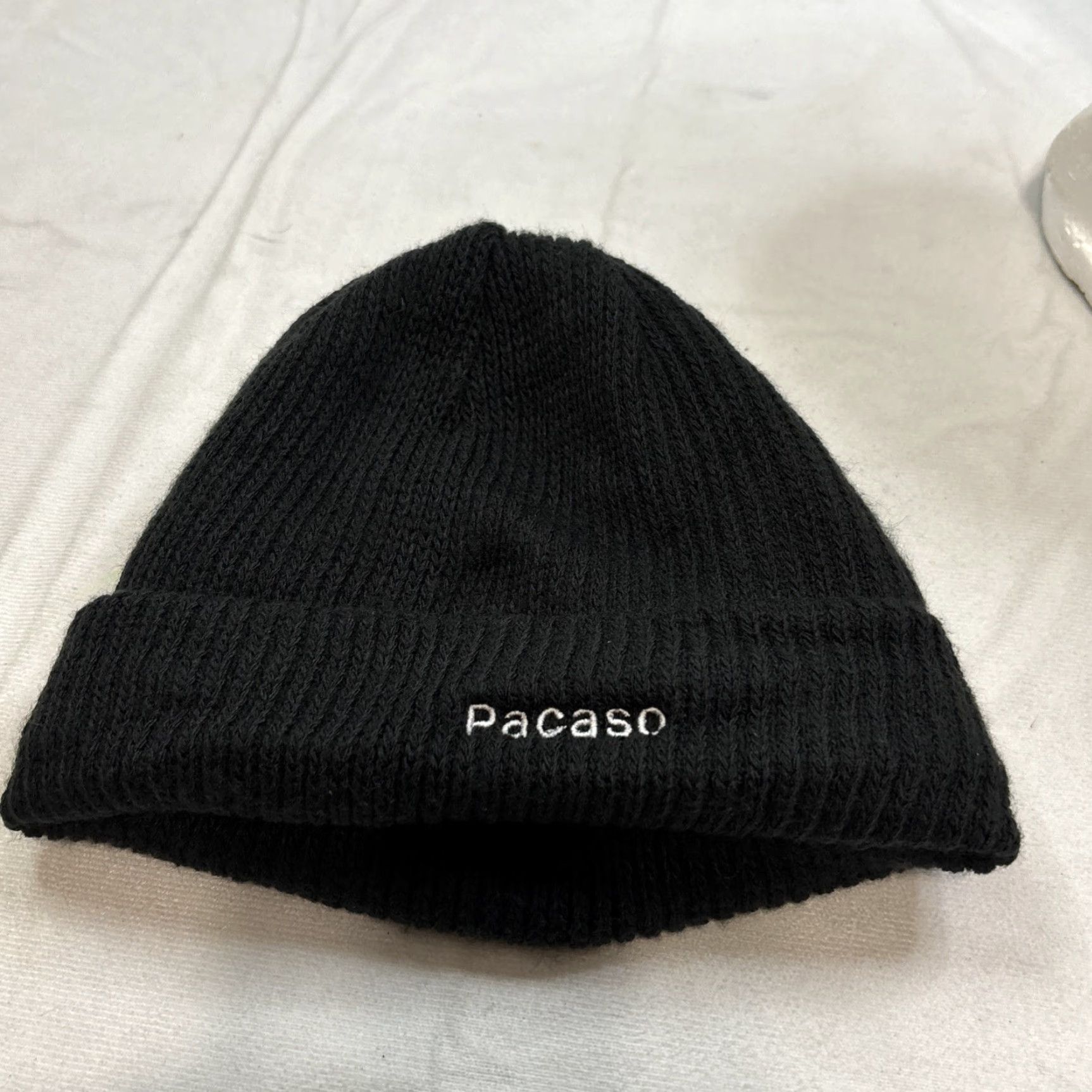 Vintage North Face Black Core Classic Knit Ribbed Beanie Cuffed Skull Cap Mens OS Fleece Size US M / EU 48-50 / 2 - 7 Thumbnail