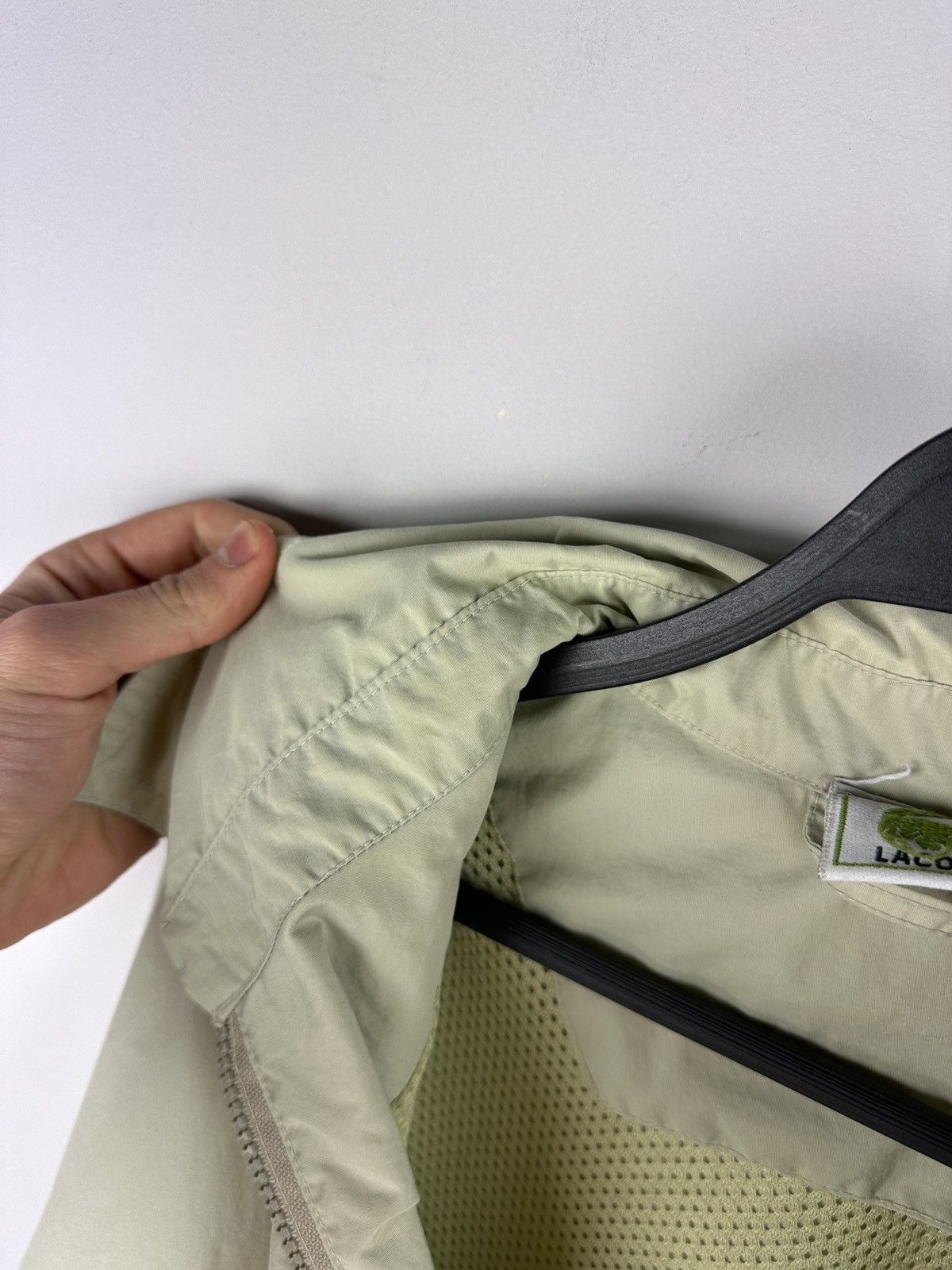 Lacoste × Vintage Vintage Y2K Lacoste Baggy Track Jacket Nylon Size US XL / EU 56 / 4 - 10 Thumbnail