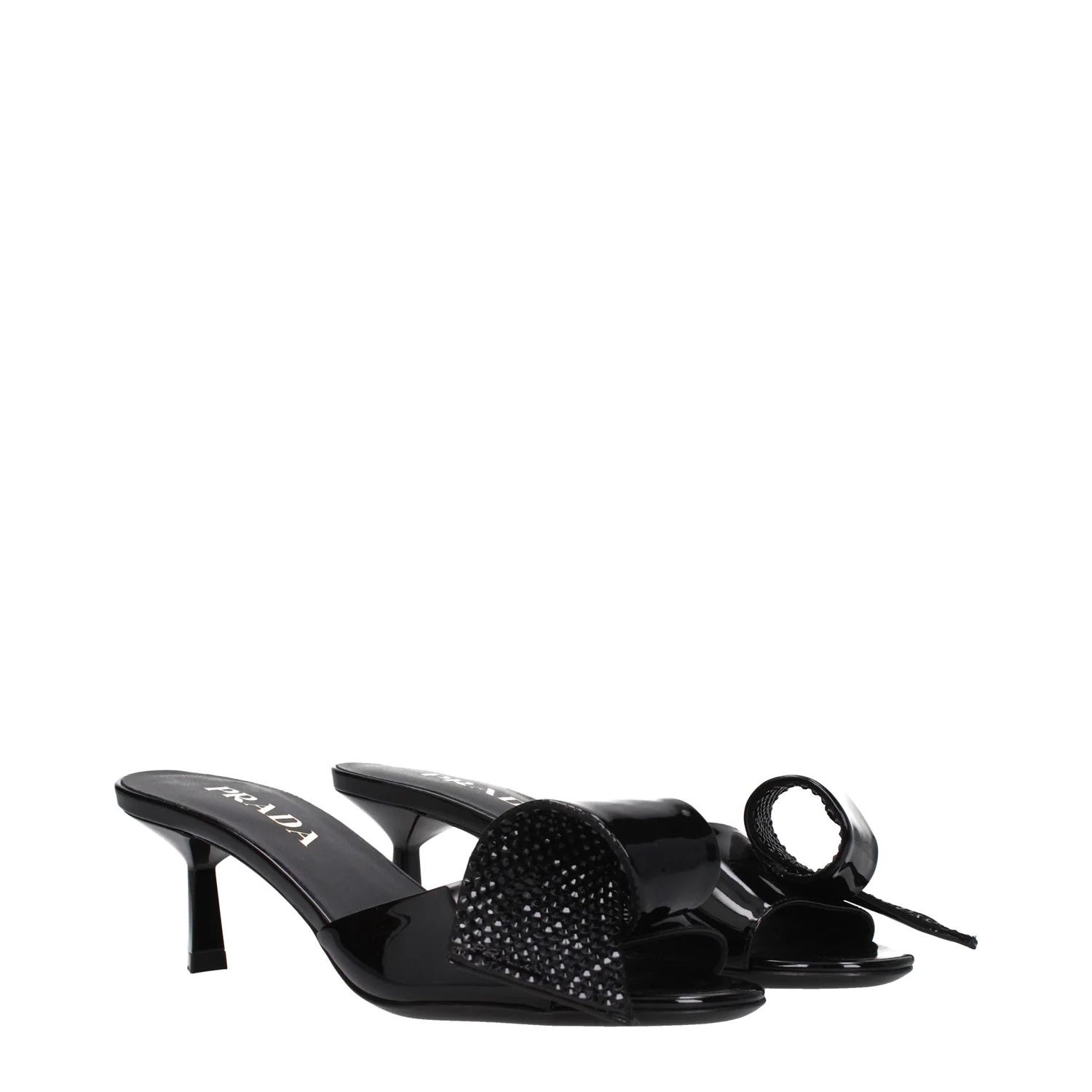 Prada ob1o1e1124 Patent Leather Sandals in Black Size US 6.5 / IT 36.5 - 2 Thumbnail