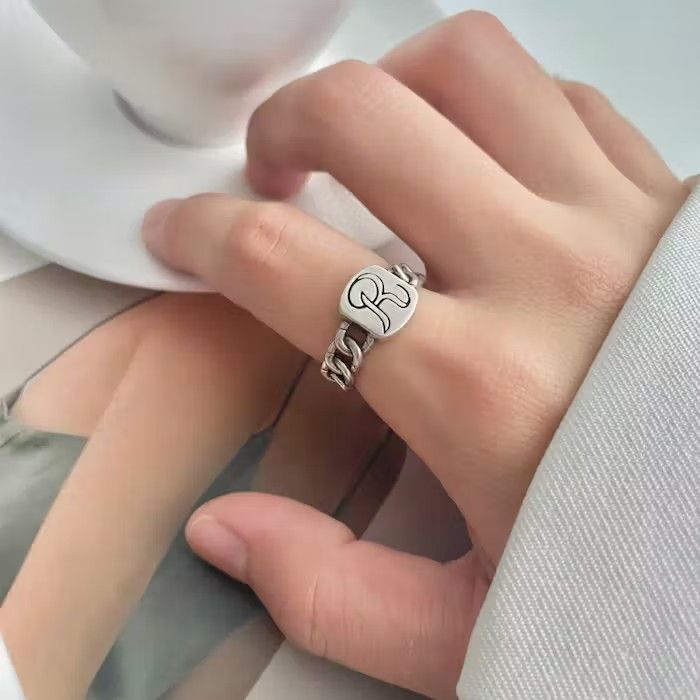 Jewelry × Vintage 925 Silver Ring Size ONE SIZE - 1 Thumbnail