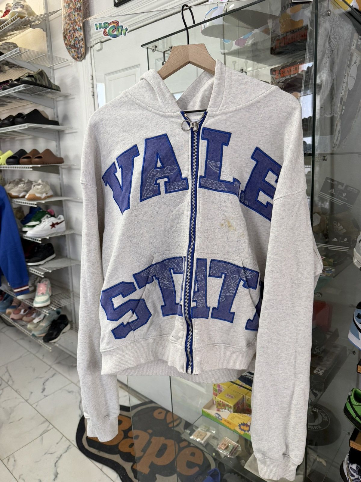 Vale Vale State Zip Up (Blue/Grey) Size US XL / EU 56 / 4 - 1 Thumbnail