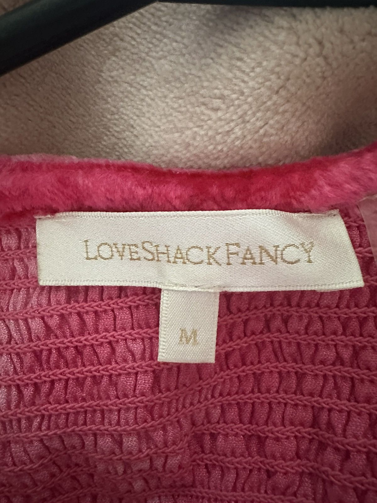 LoveShackFancy LoveShackFancy Pink Smocked Tie-Dye Dress Size M Size M / US 6-8 / IT 42-44 - 3 Thumbnail