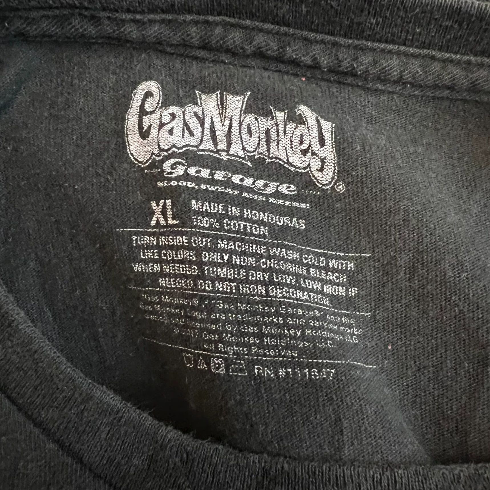 GAS VINTAGE NOPE Gas Monkey Garage T-Shirt Mens Size XL Black Size US XL / EU 56 / 4 - 5 Thumbnail