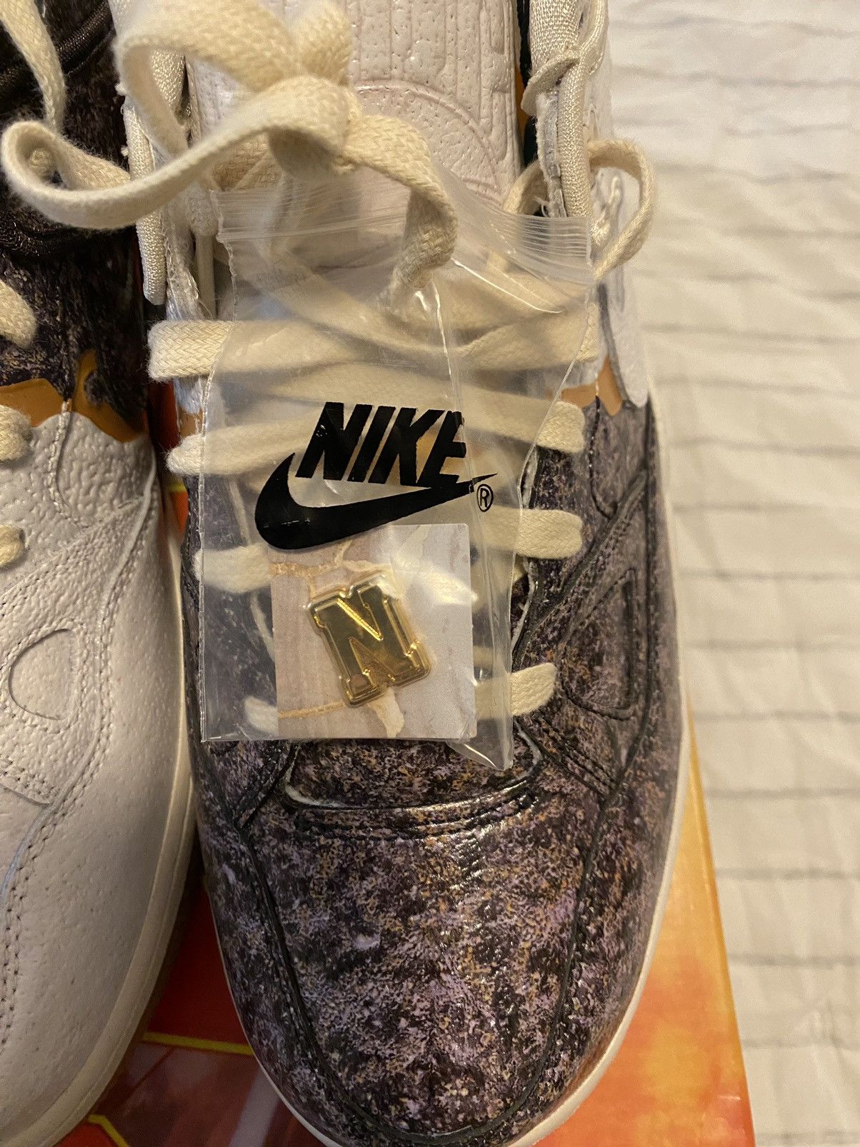 Nike Nike x Nigo Air Force 3 Kintsugi Phantom Sz13 Brand New Size US 13 / EU 46 - 6 Thumbnail