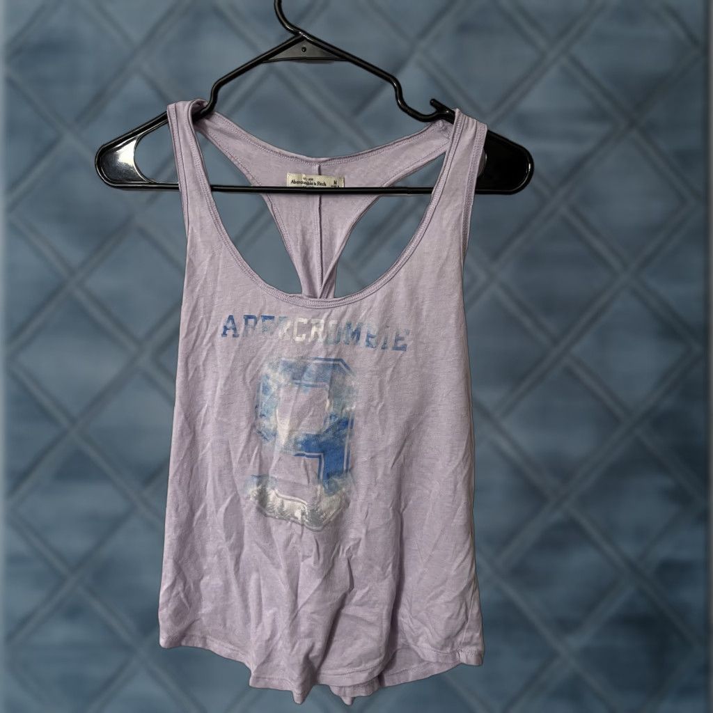 Abercrombie & Fitch Abercrombie Sport Women Tank Size Medium Purple #9 Size M / US 6-8 / IT 42-44 - 1 Thumbnail